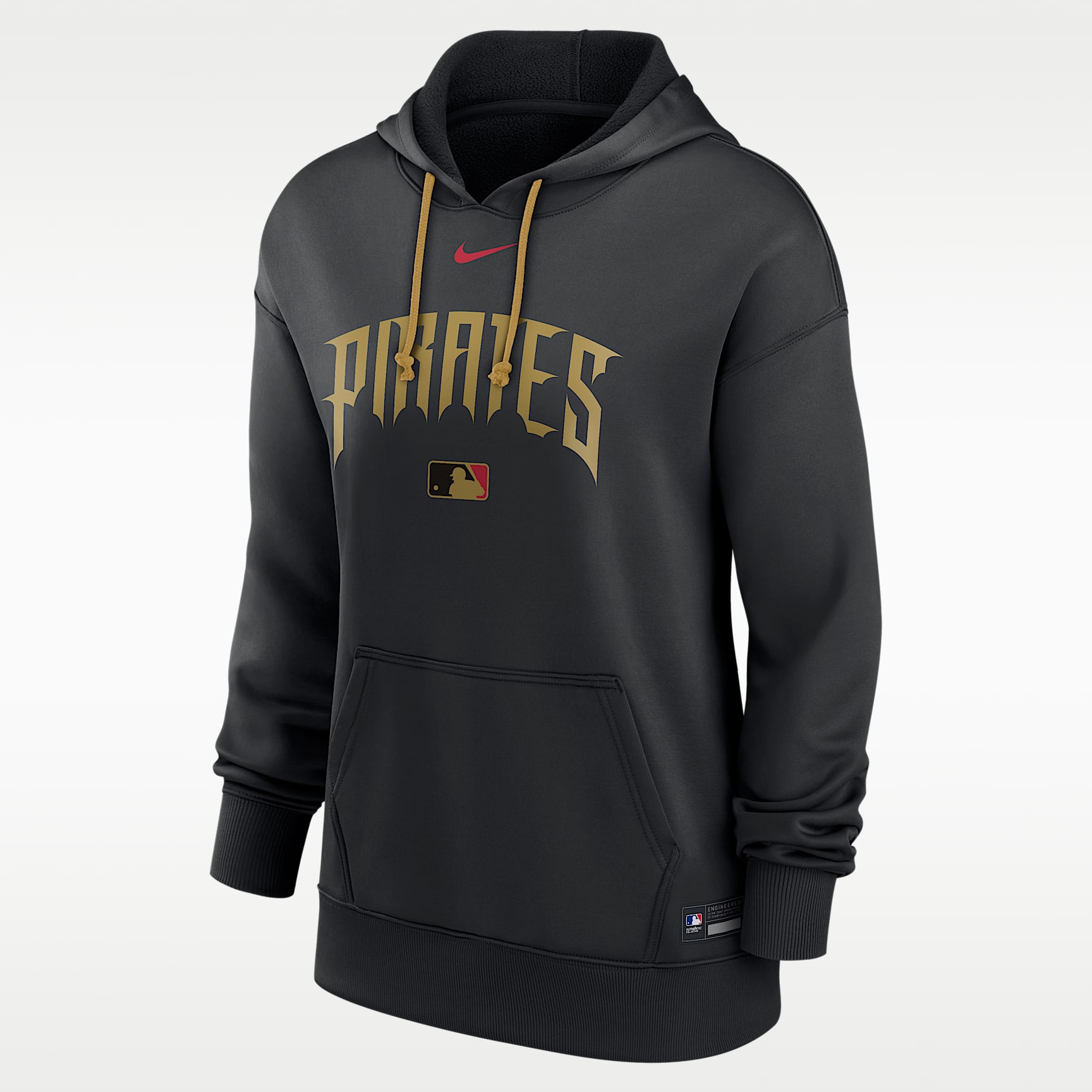 Pittsburgh Pirates Authentic Collection City Connect Women's Nike Therma MLB Pullover Hoodie