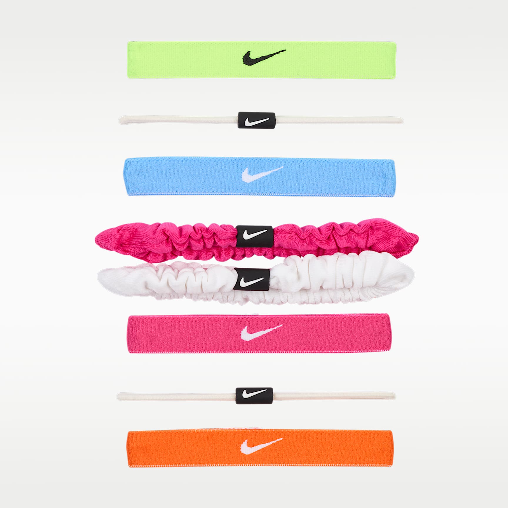 나이키 플렉스 클래식 믹스 헤어 타이(8팩)
