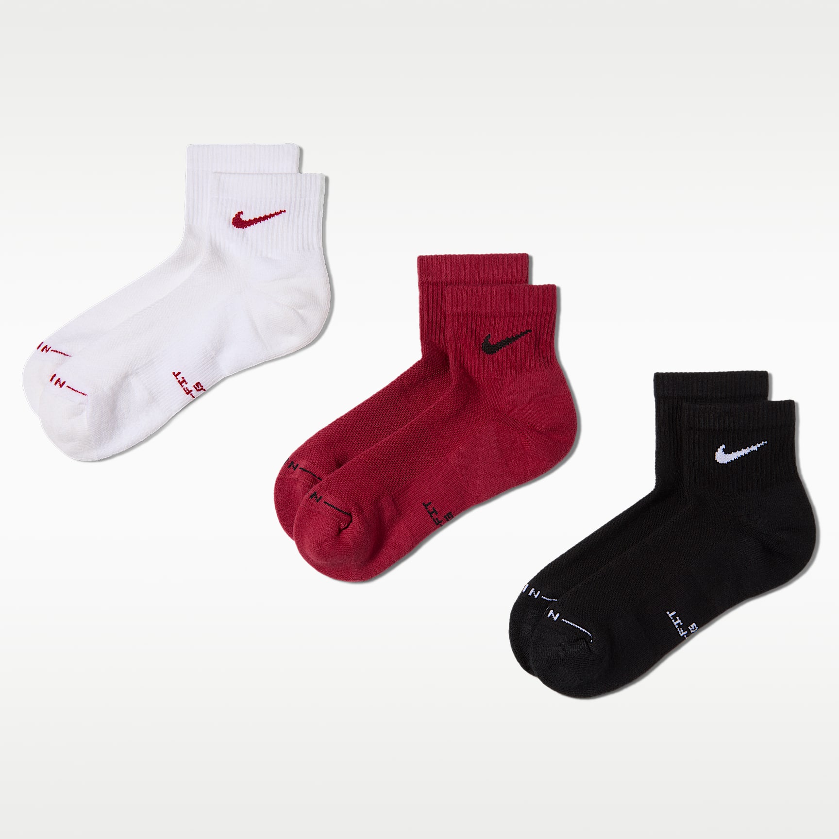 Nike Everyday Elevated Ankle Socks (3 Pairs)
