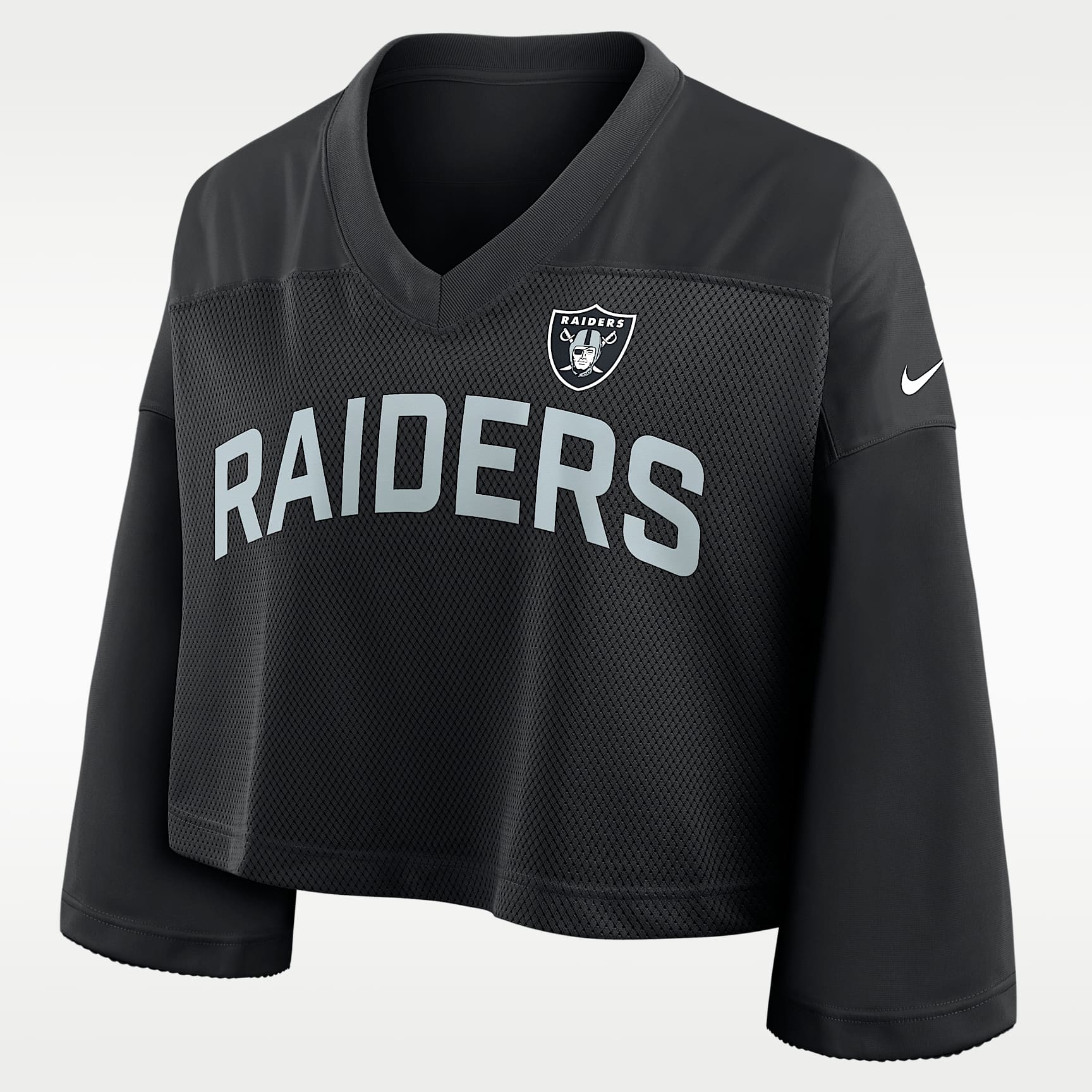 Las Vegas Raiders Wide Receiver Jersey Fashion Women's Nike Dri-FIT NFL Cropped Top