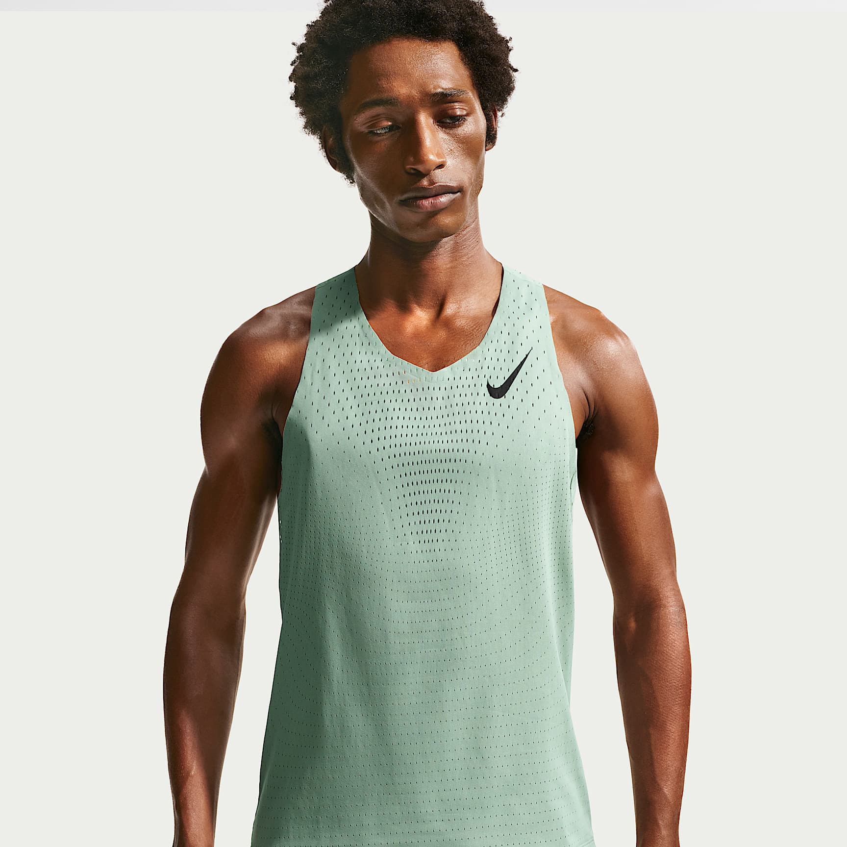 Camiseta sin mangas de correr Dri-FIT ADV para hombre Nike AeroSwift