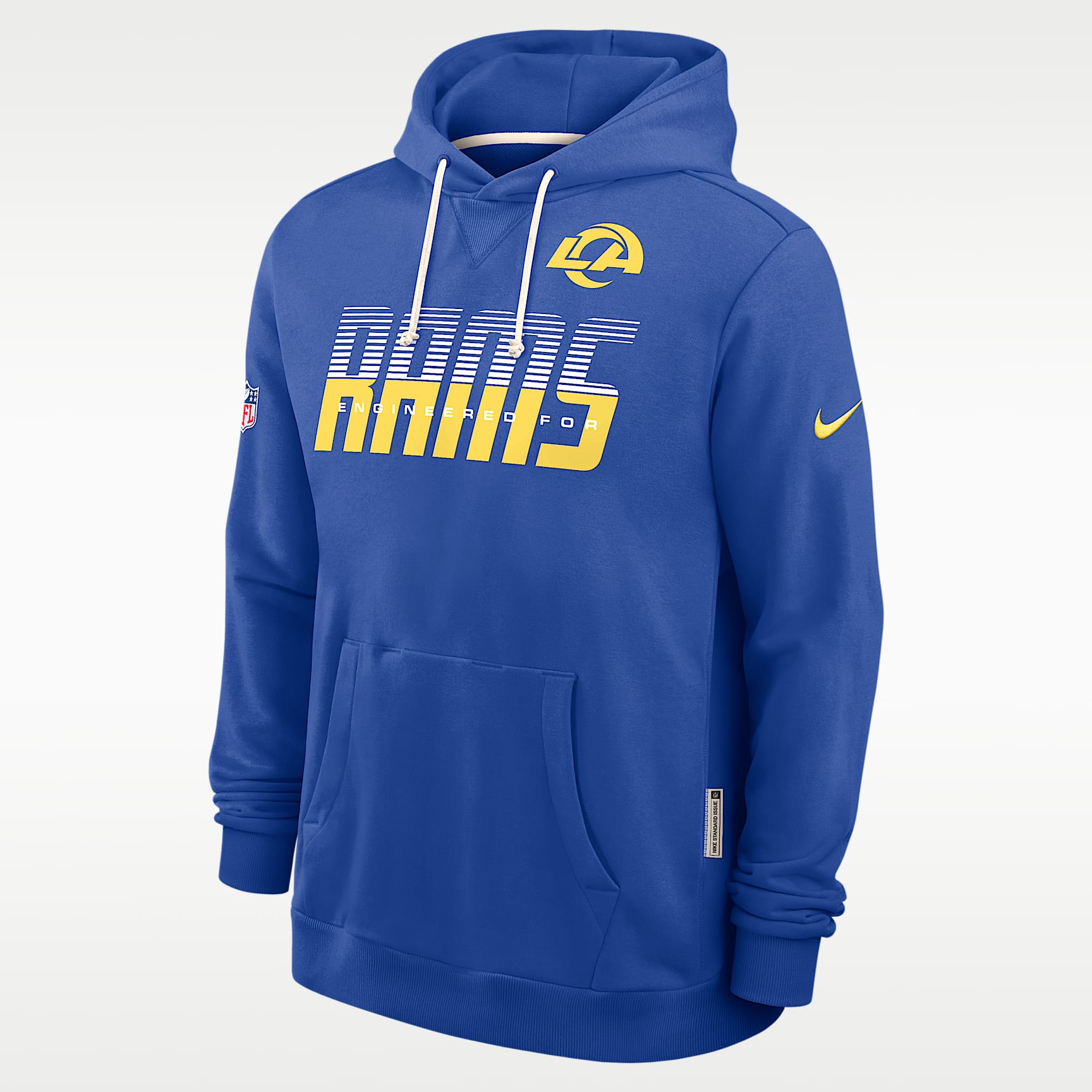 Los Angeles Rams Sideline Standard Issue Men's Nike Dri-FIT NFL Pullover Hoodie