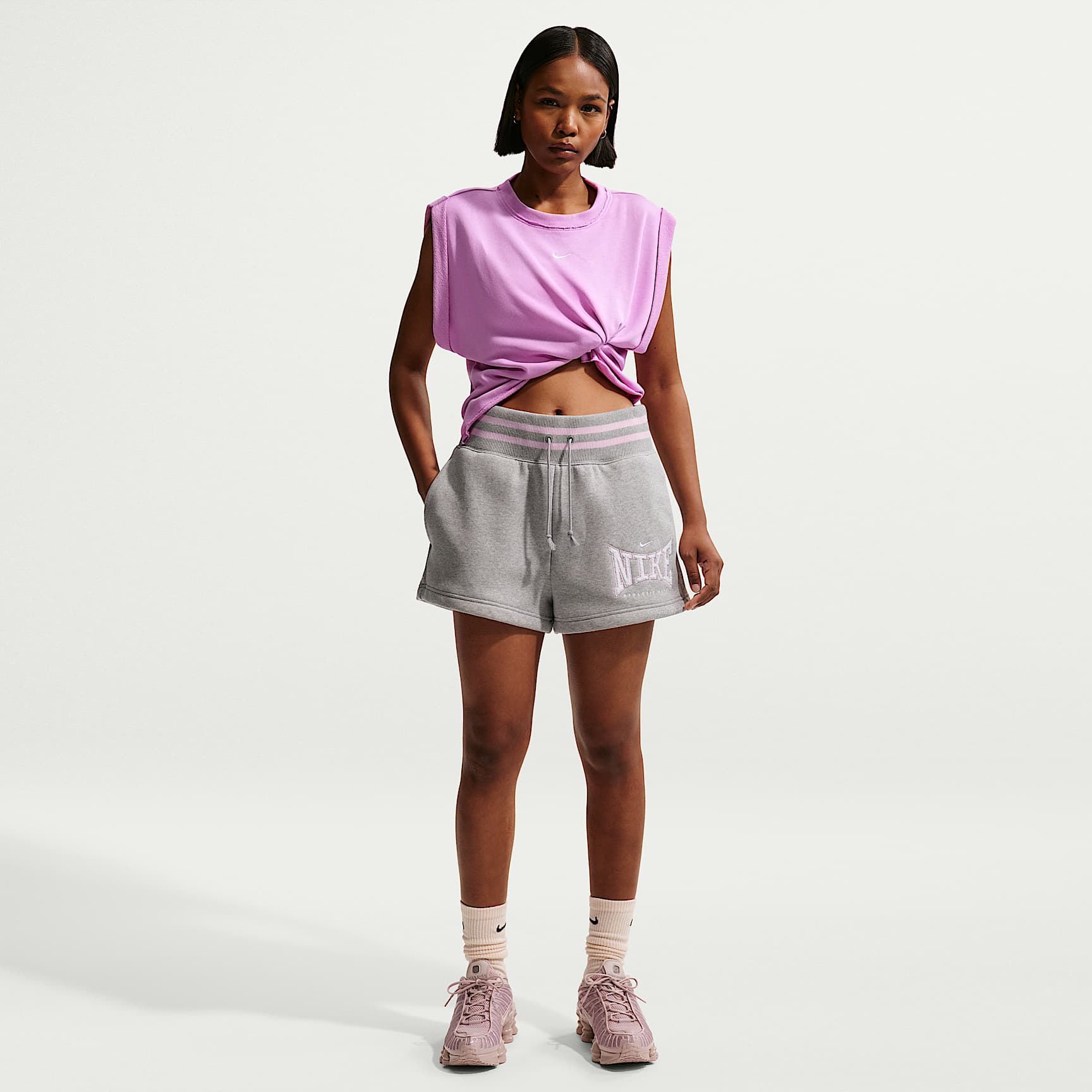 Nike Sportswear Phoenix Fleece Women's High-Waisted 4" Shorts