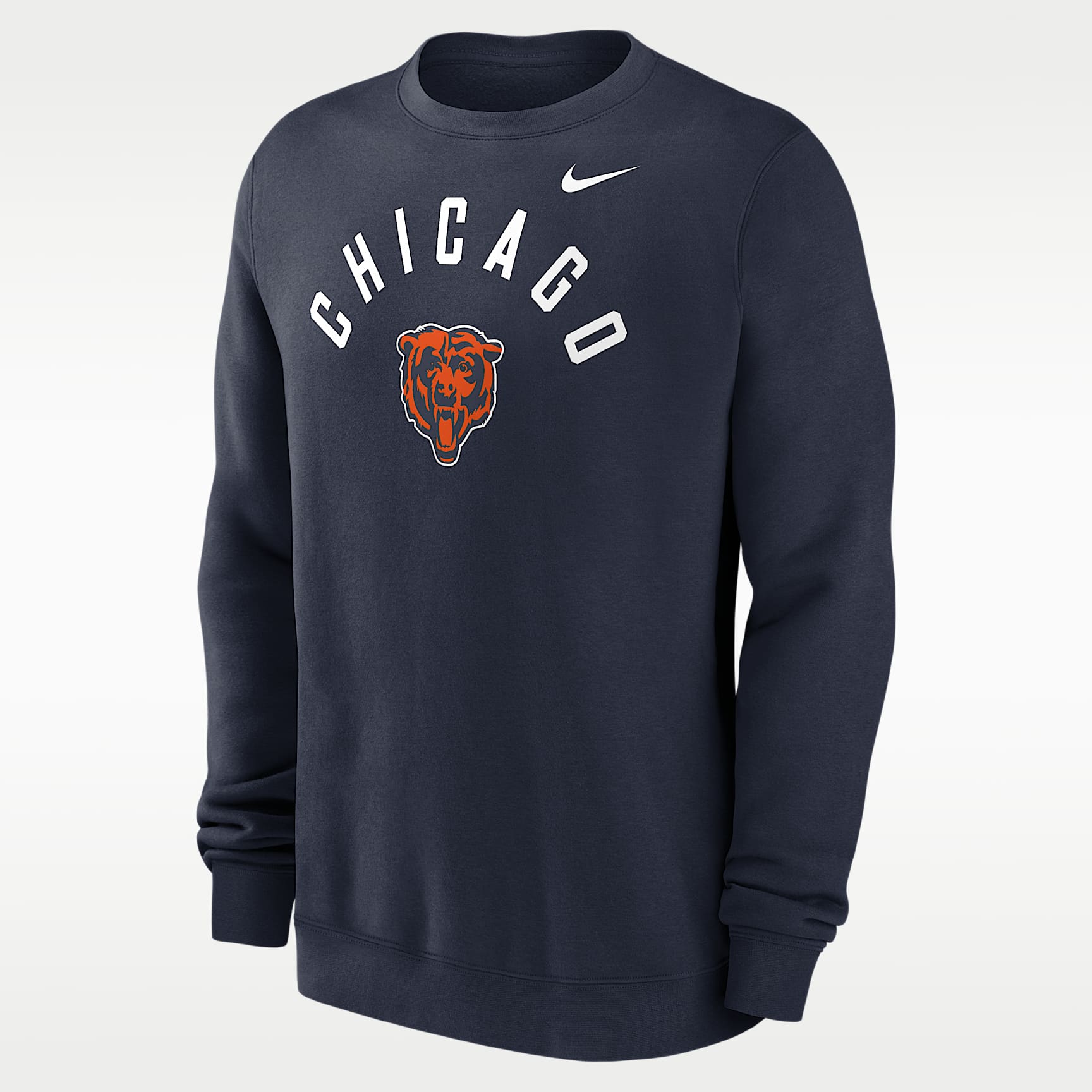 Chicago Bears Club Men's Nike NFL Pullover Crew