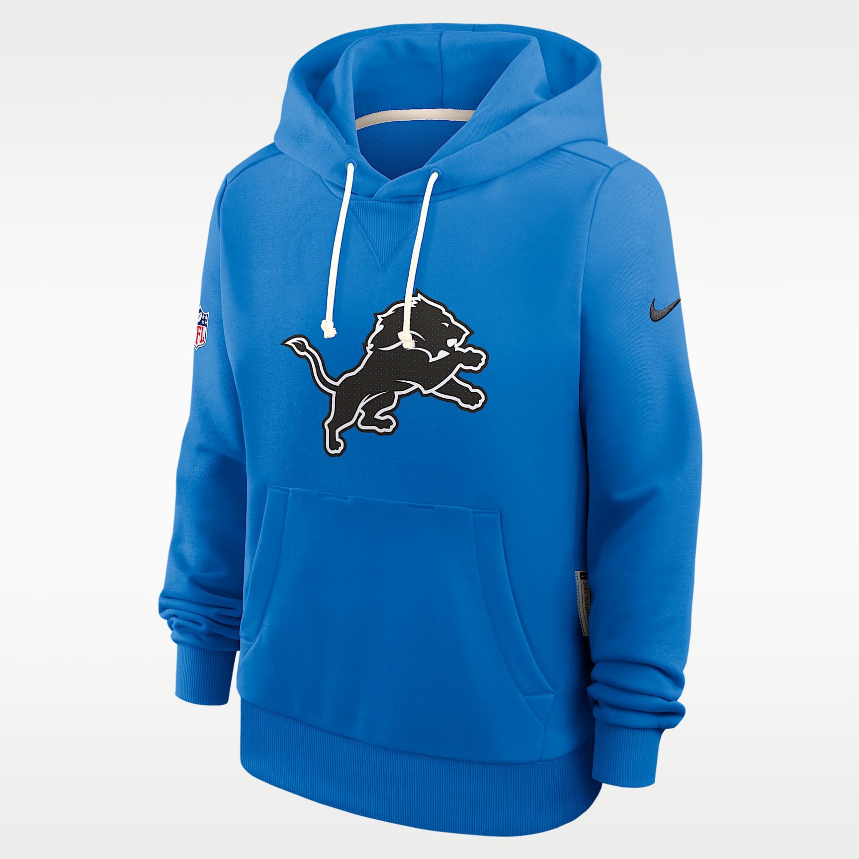 Detroit Lions Sideline Women's Nike Dri-FIT NFL Pullover Hoodie