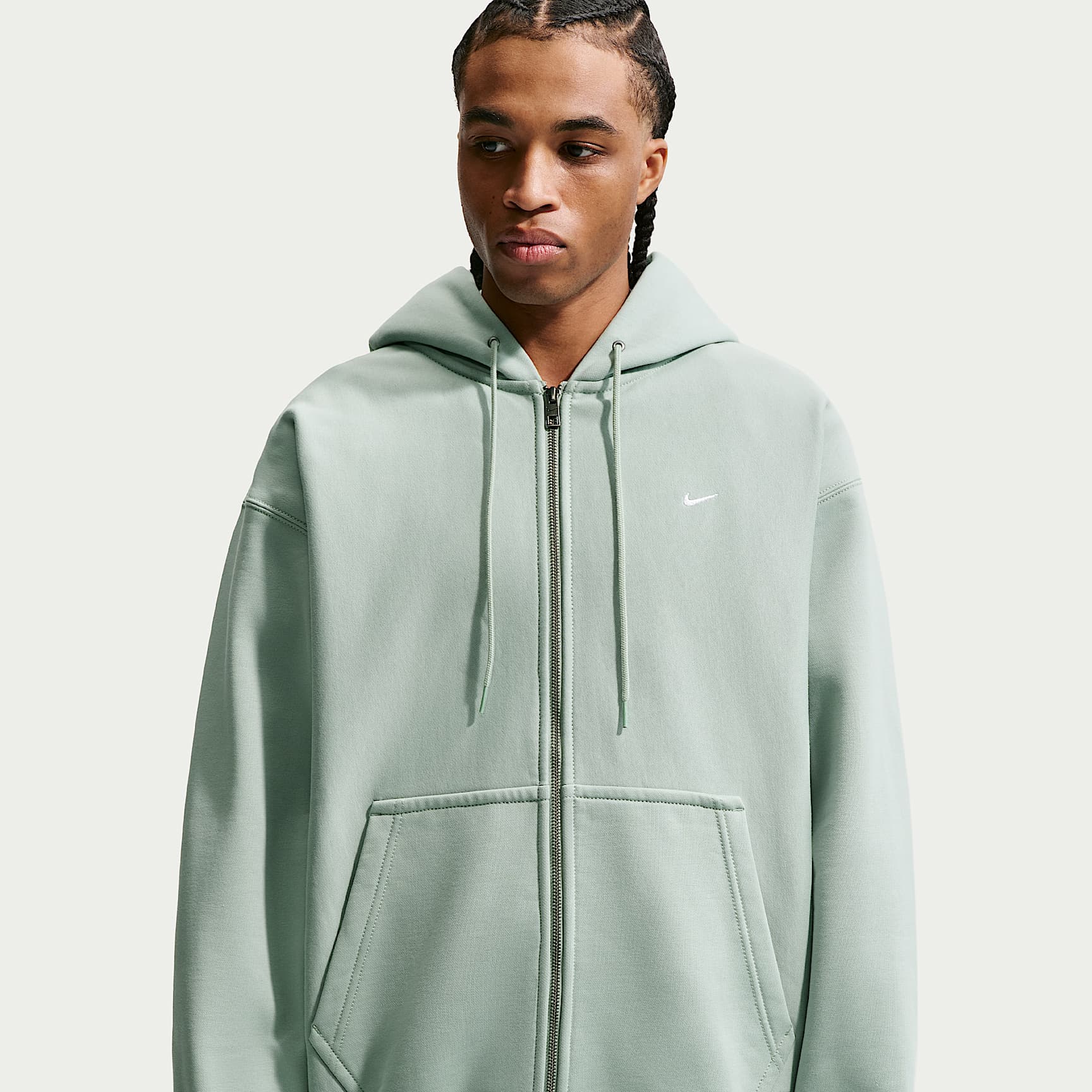 Nike Solo Swoosh Men's Full-Zip Fleece Hoodie