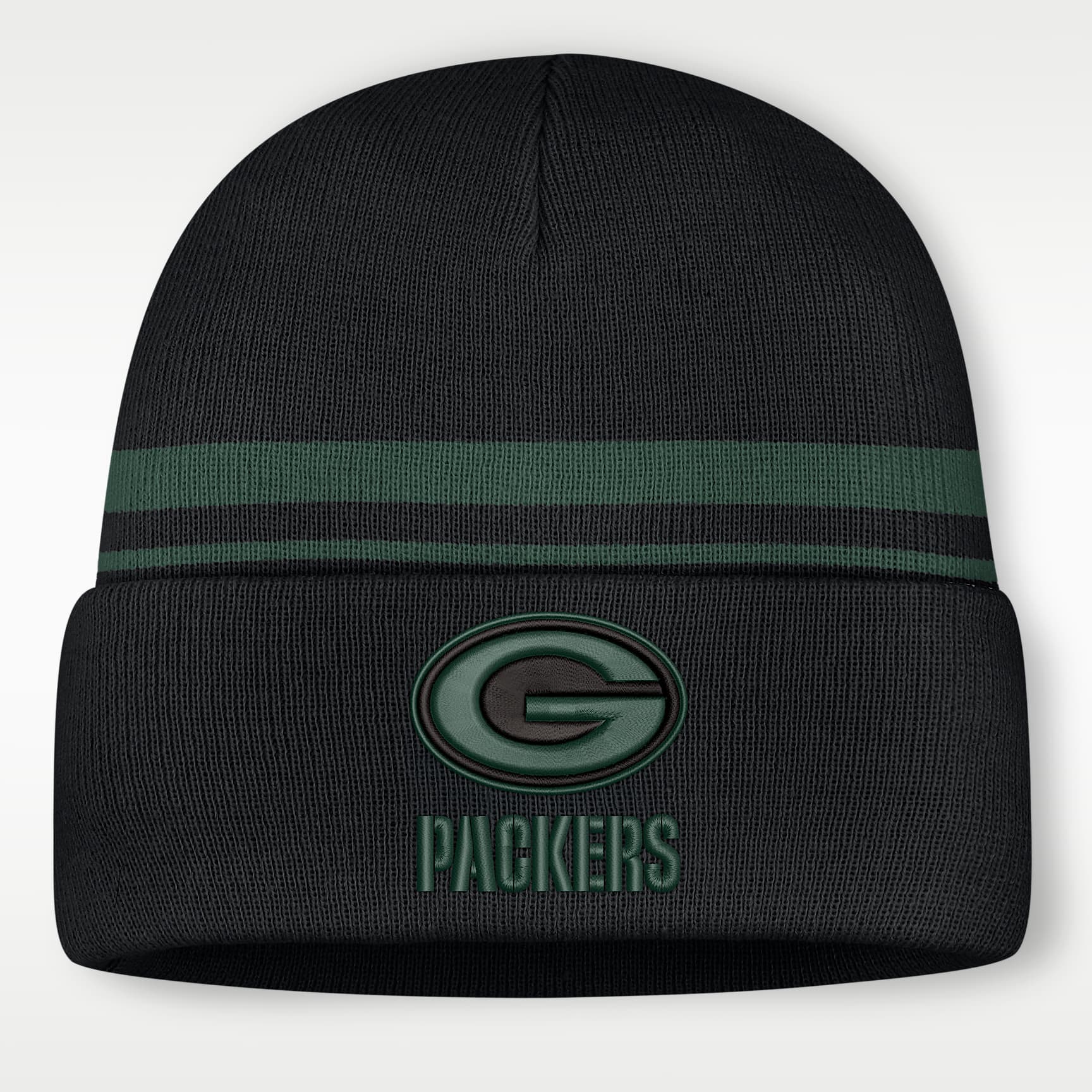 Gorro con dobladillo de la NFL Nike para hombre Green Bay Packers Primetime Utility