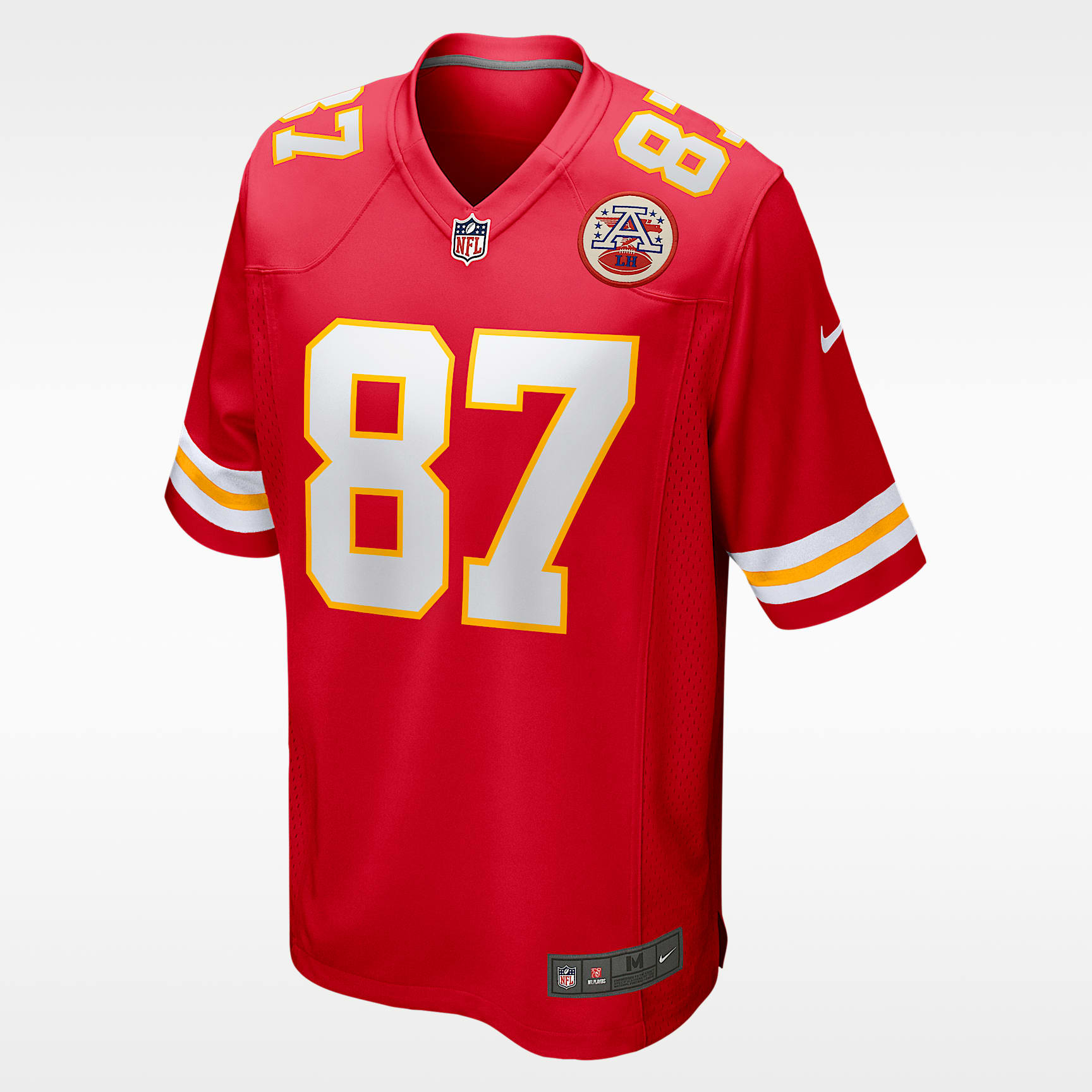 Jersey de juego Nike para hombre Travis Kelce Kansas City Chiefs