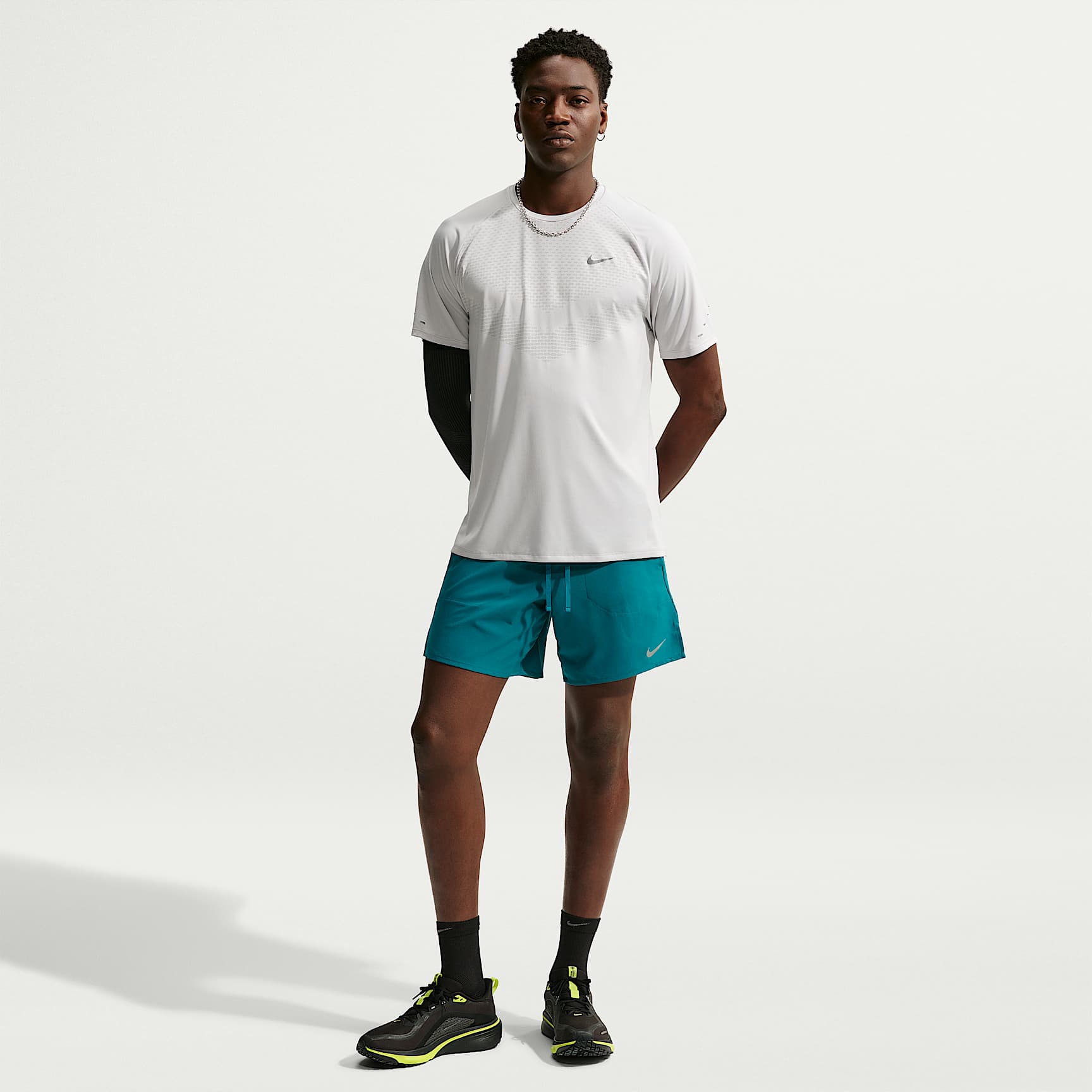 Nike Stride Men's Dri-FIT 18cm (approx.) Briefs-Lined Running Shorts