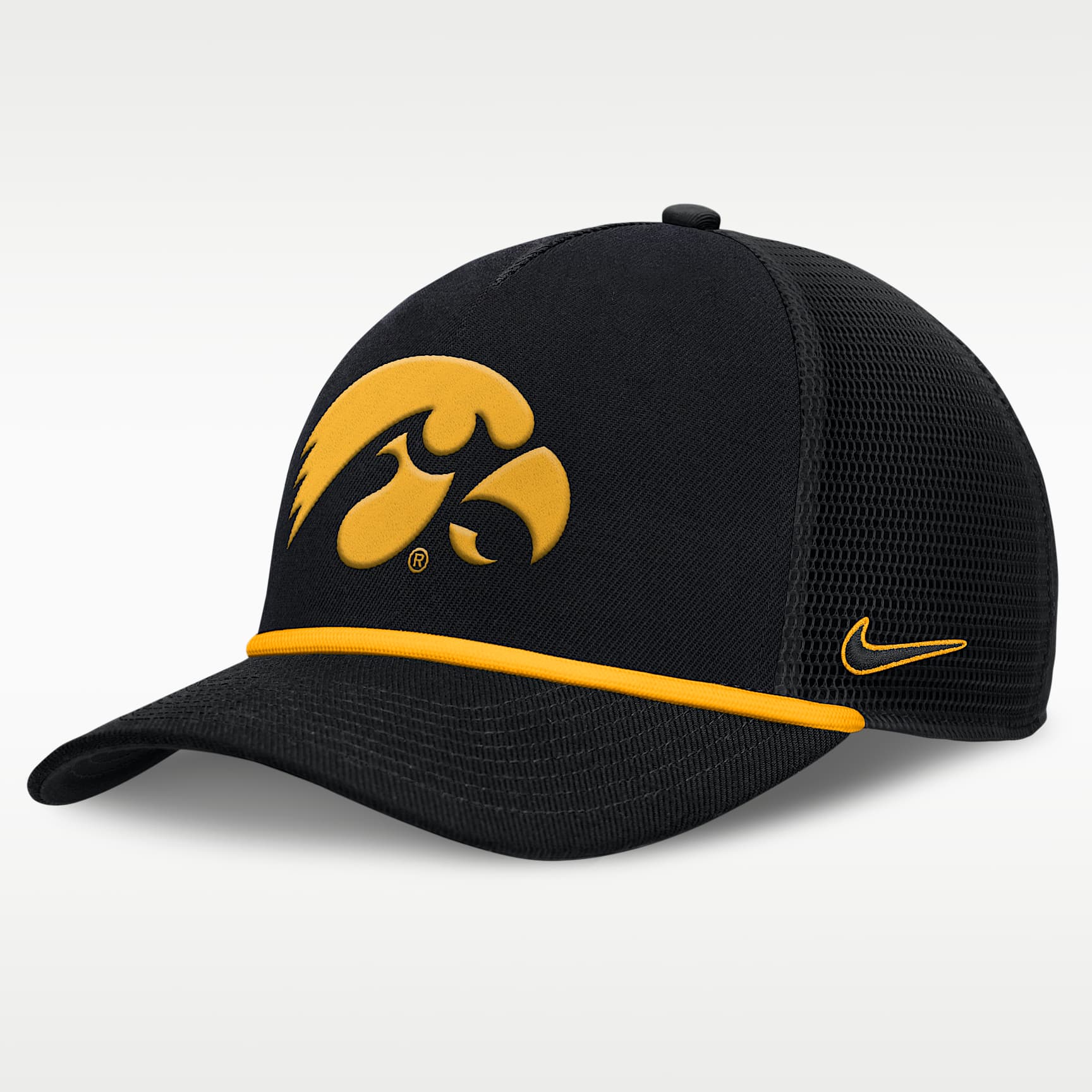 Iowa Primetime Rise Men's Nike College Trucker Adjustable Hat