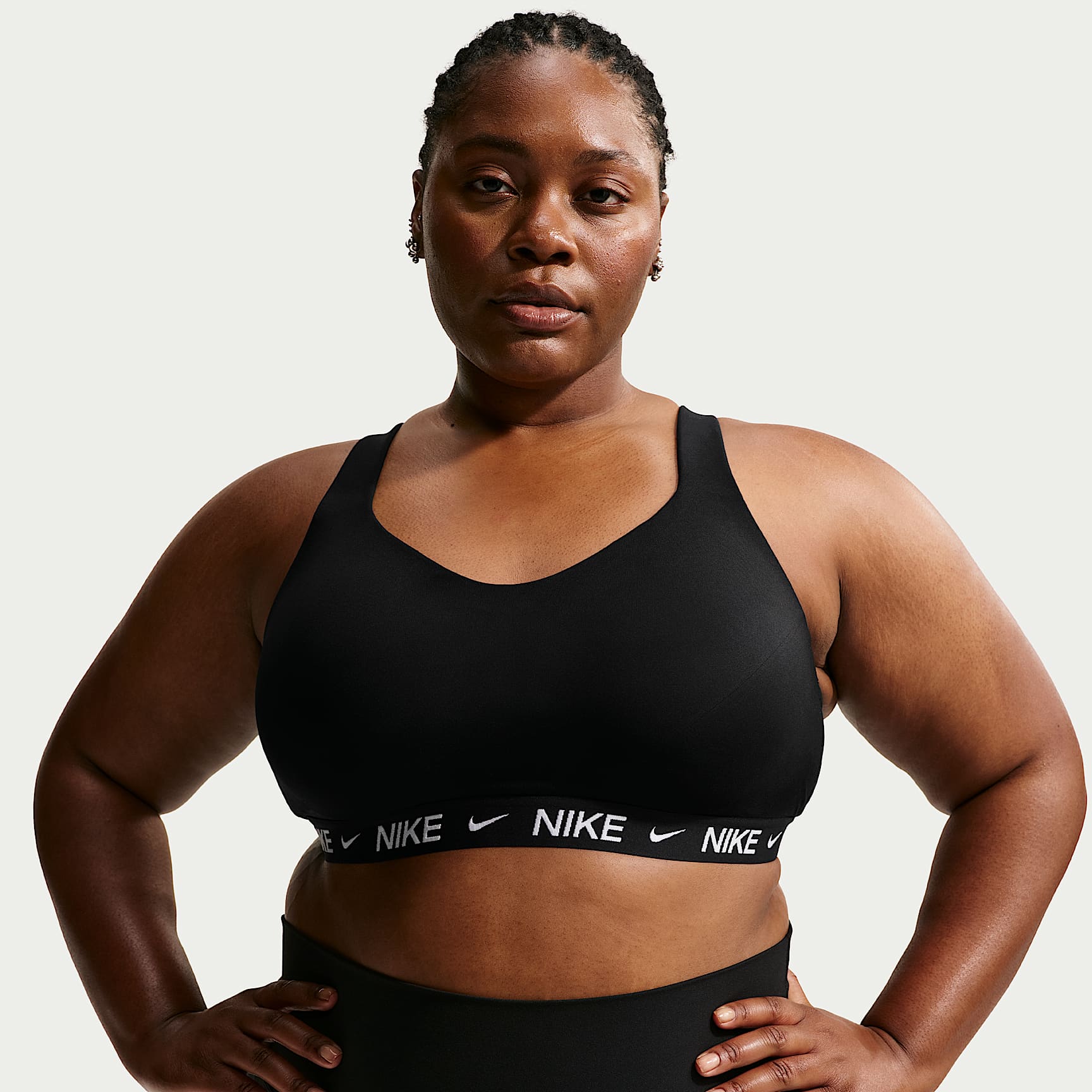 Nike Indy High-Support Women's Padded Adjustable Sports Bra (Plus Size)