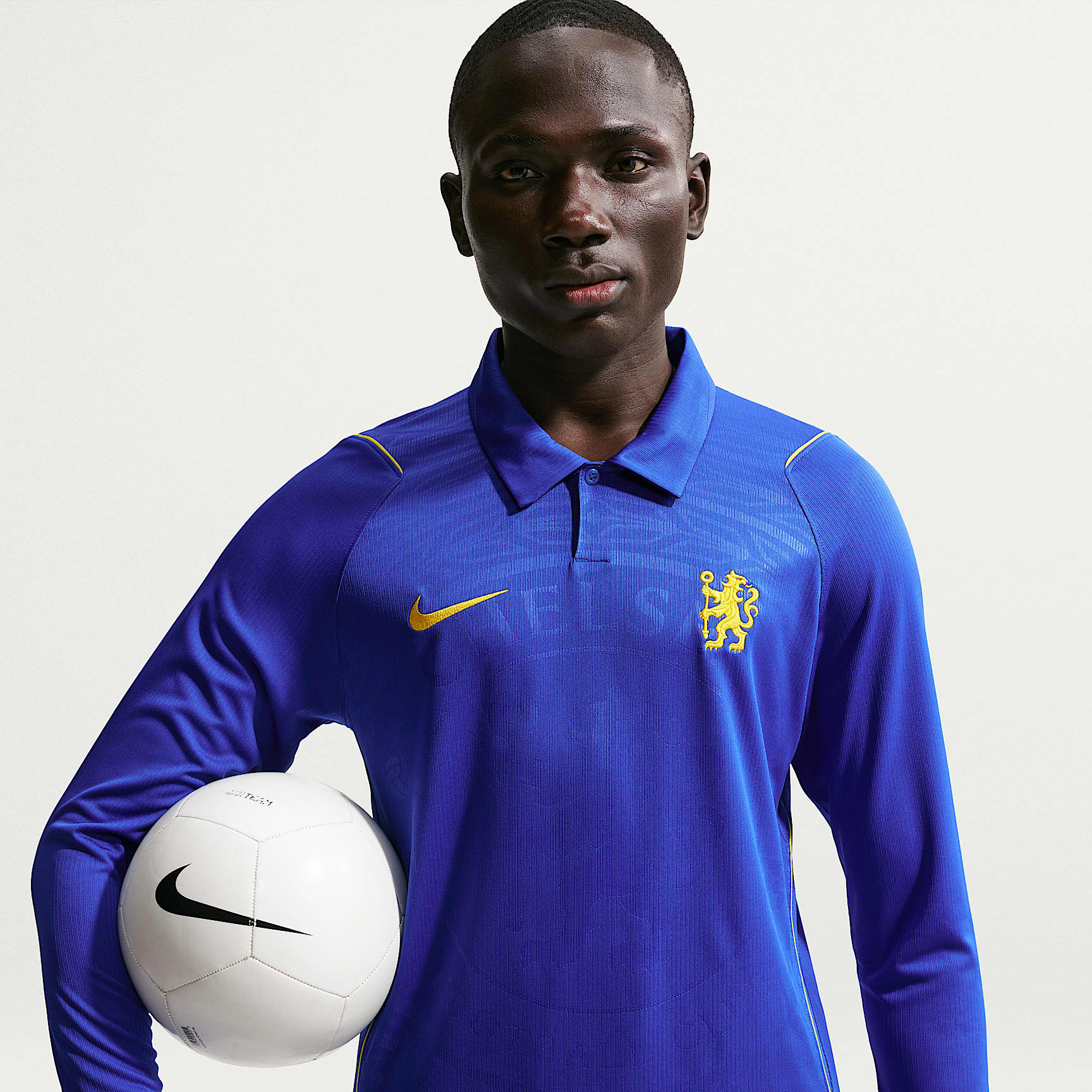 Chelsea FC 2026/27 Stadium Home Nike Dri-FIT Replica-fodboldtrøje med lange ærmer til mænd