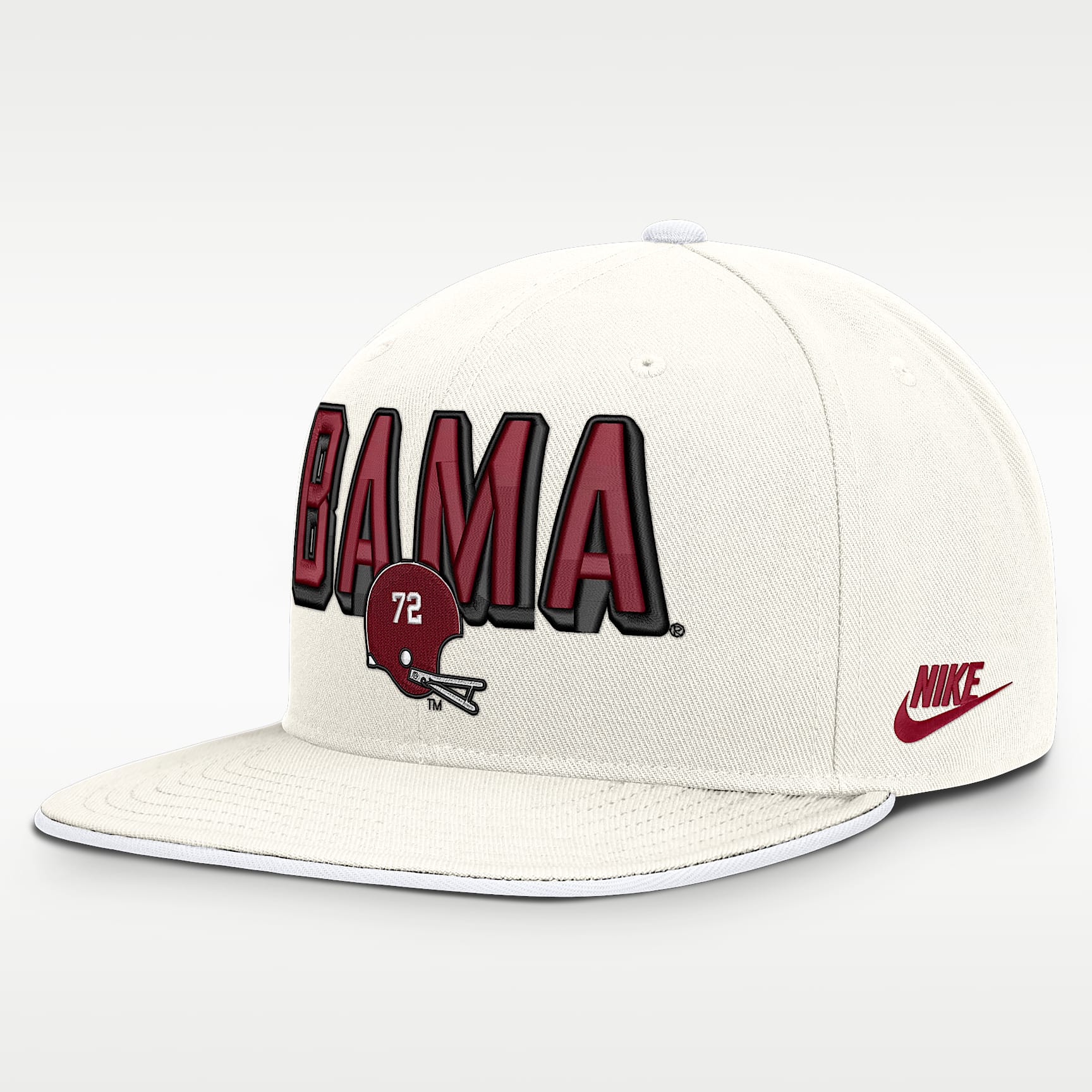 Alabama Legacy Letter & Mascot Pro Men's Nike Dri-FIT College Adjustable Hat
