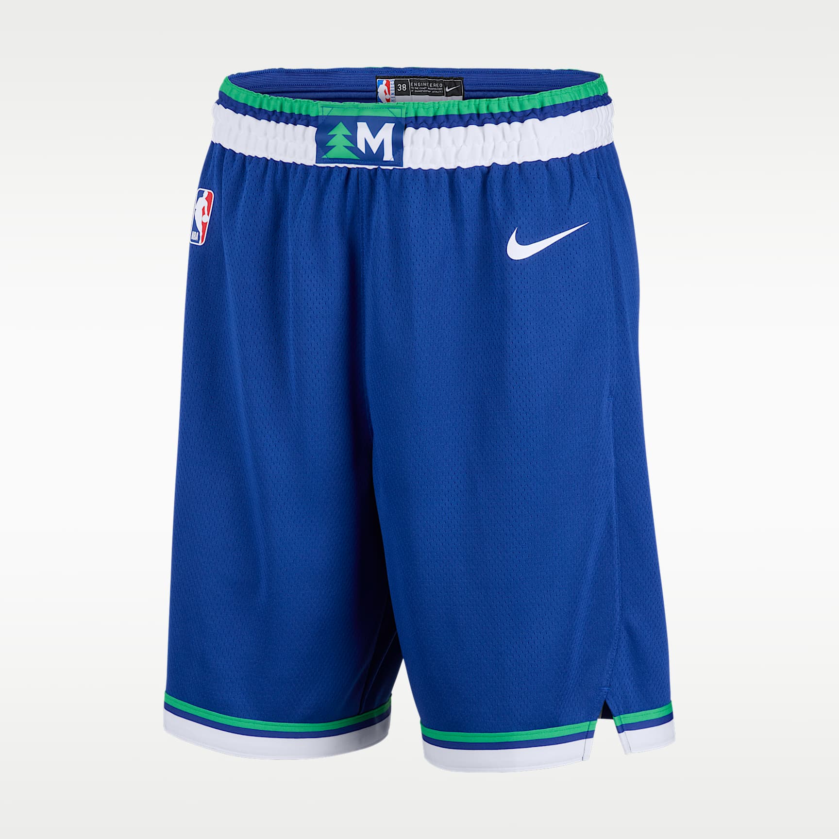 Shorts de alero polivalente Nike Dri-FIT de la NBA para hombre Minnesota Timberwolves Icon Edition