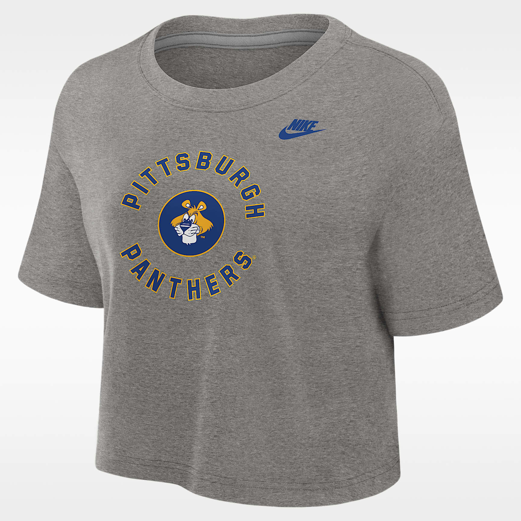 Pittsburgh Panthers Women's Nike Dri-FIT Cropped T-Shirt