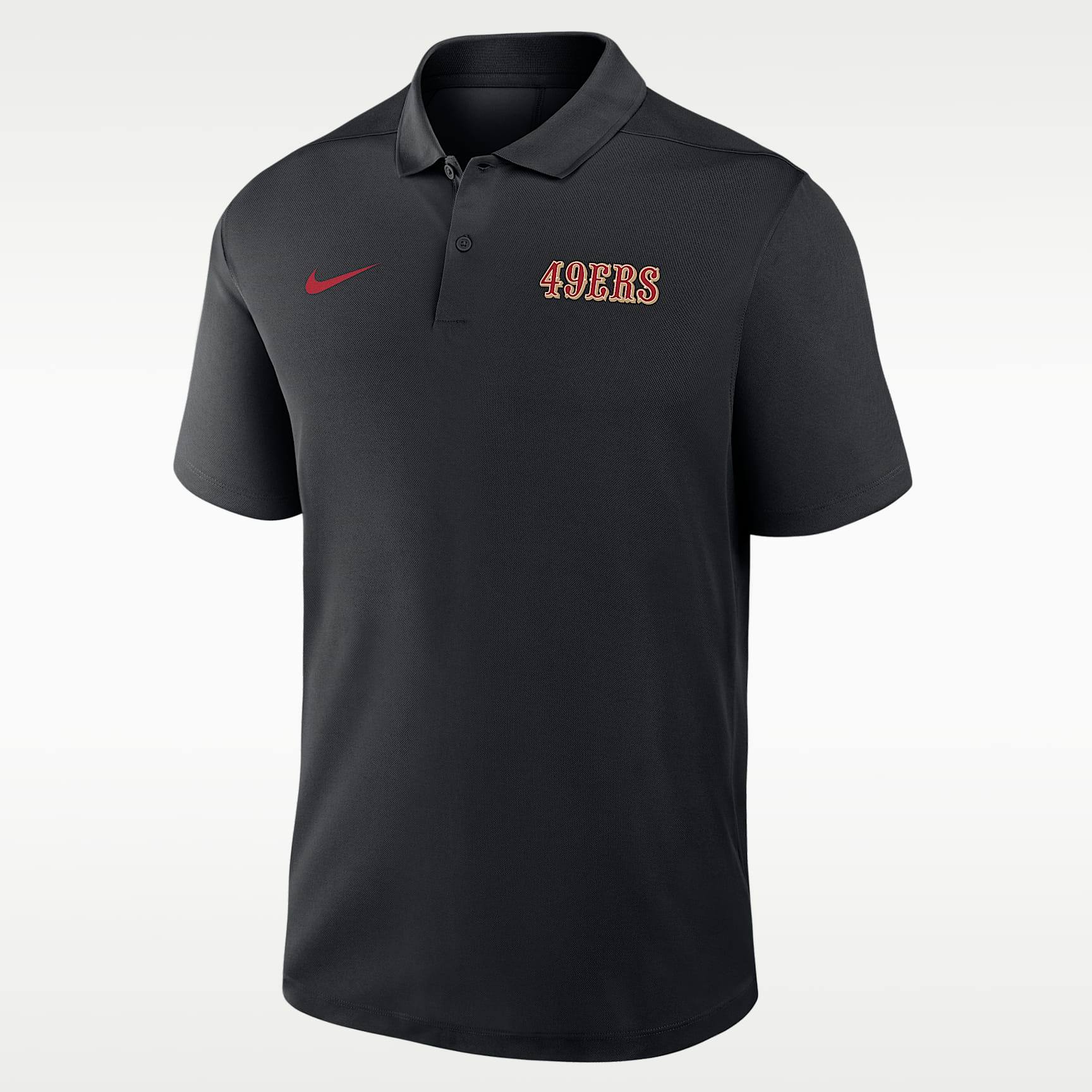 San Francisco 49ers Wordmark Victory Men's Nike Dri-FIT NFL Polo