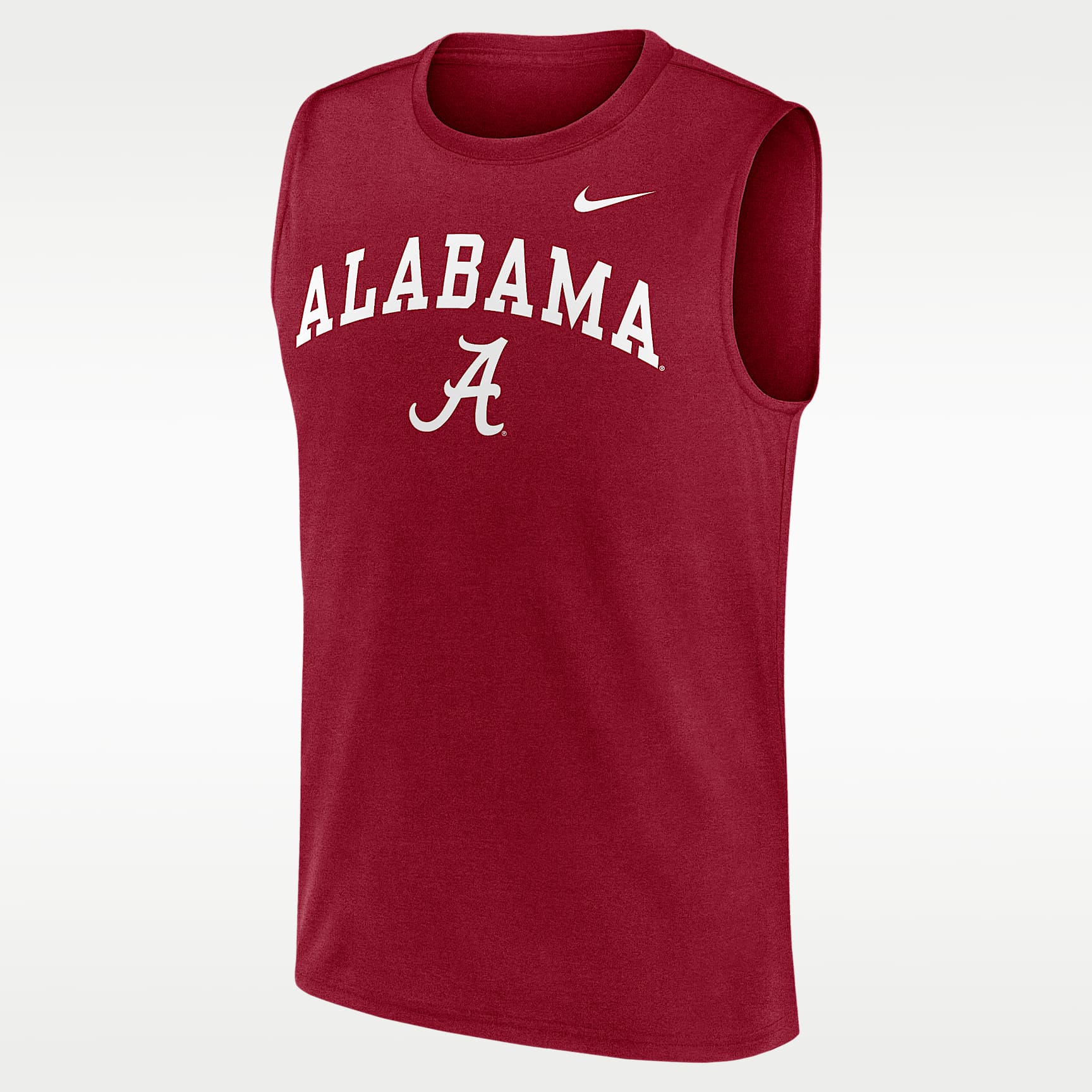 Alabama Primetime Arch Legend Men's Nike Dri-FIT College Muscle Tank Top
