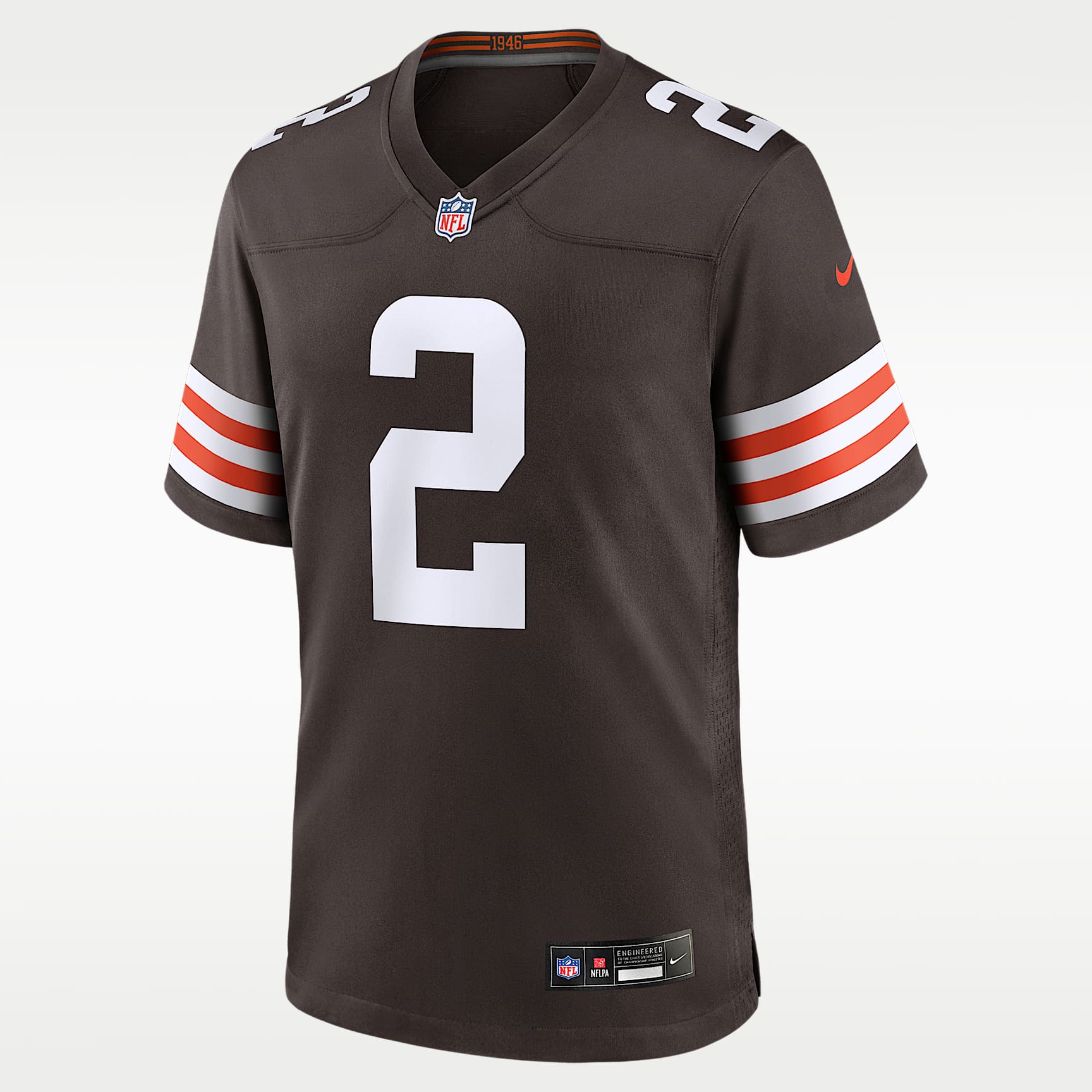 Jersey Nike de la NFL Game para hombre Shedeur Sanders Cleveland Browns