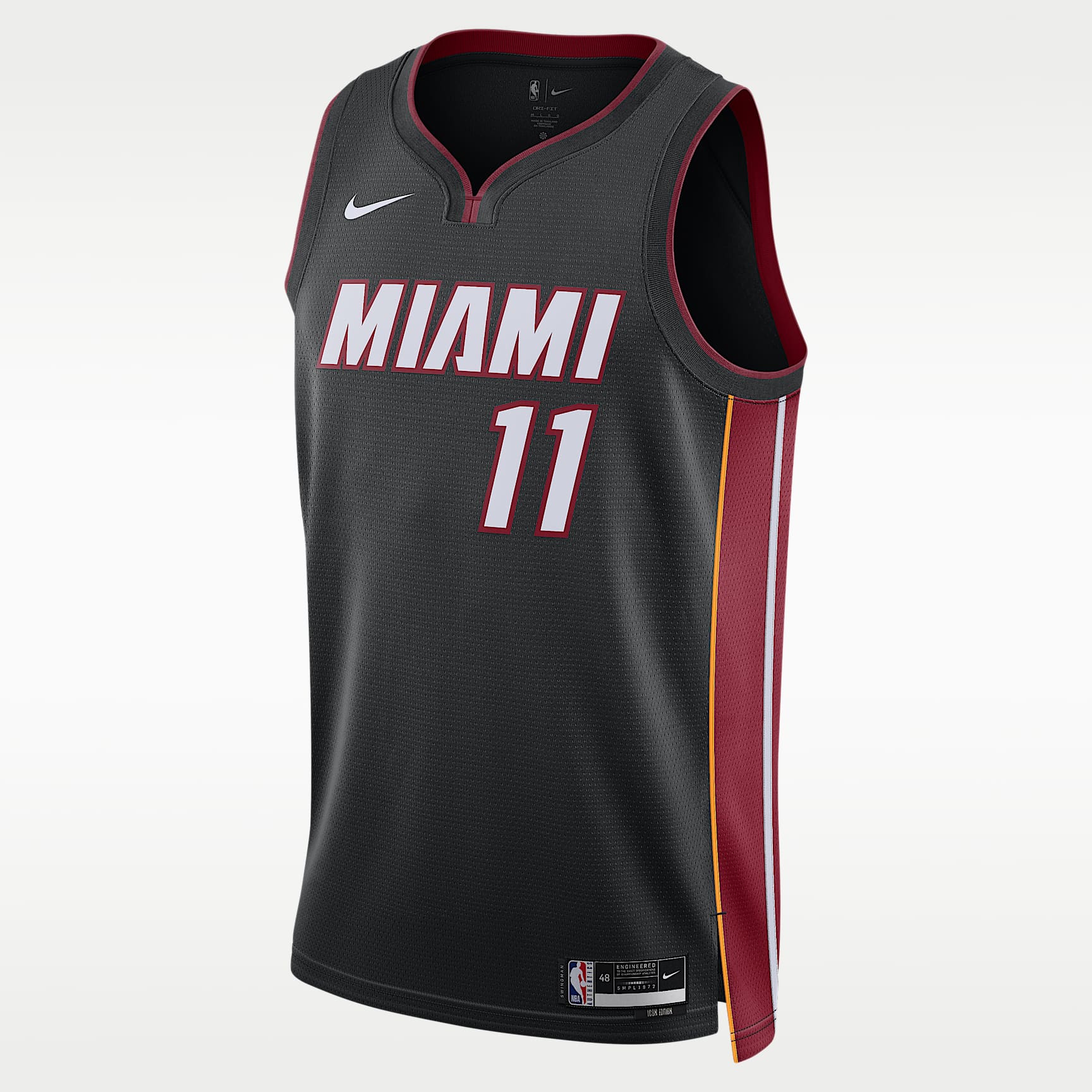 Jersey Nike Dri-FIT de la NBA Swingman para hombre Miami Heat Icon Edition