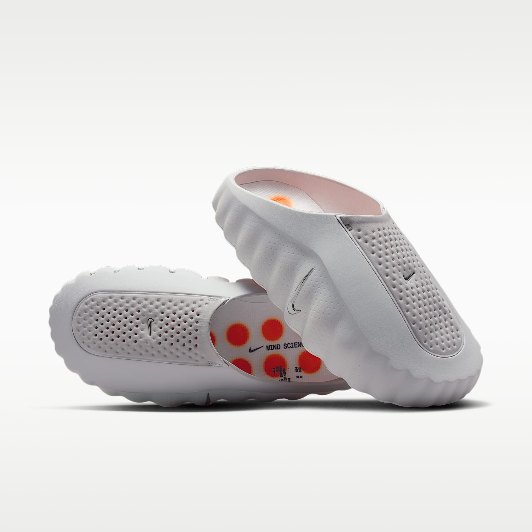 靴 Nike Mind 001 Mules White Speed Red 29cm Nike Mind 001 Women
