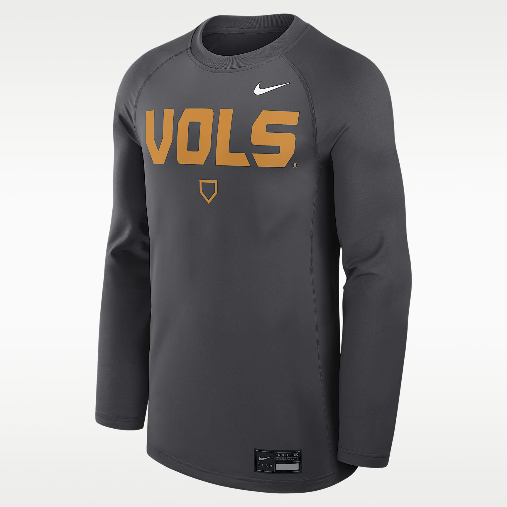Tennessee Dugout Game Time Men's Nike Dri-FIT College Long-Sleeve T-Shirt