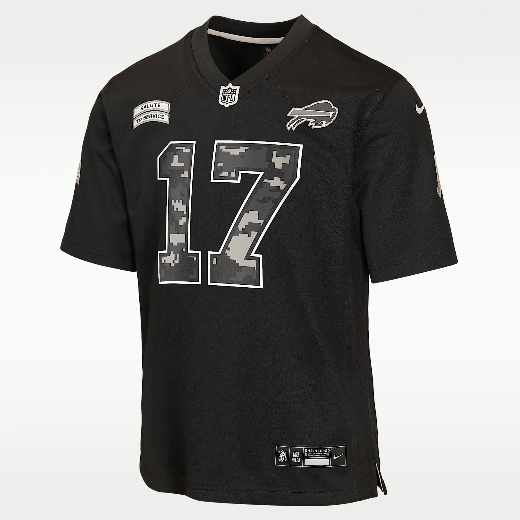 Josh Allen Buffalo Bills Salute to Service Big Kids' Nike NFL Game Jersey