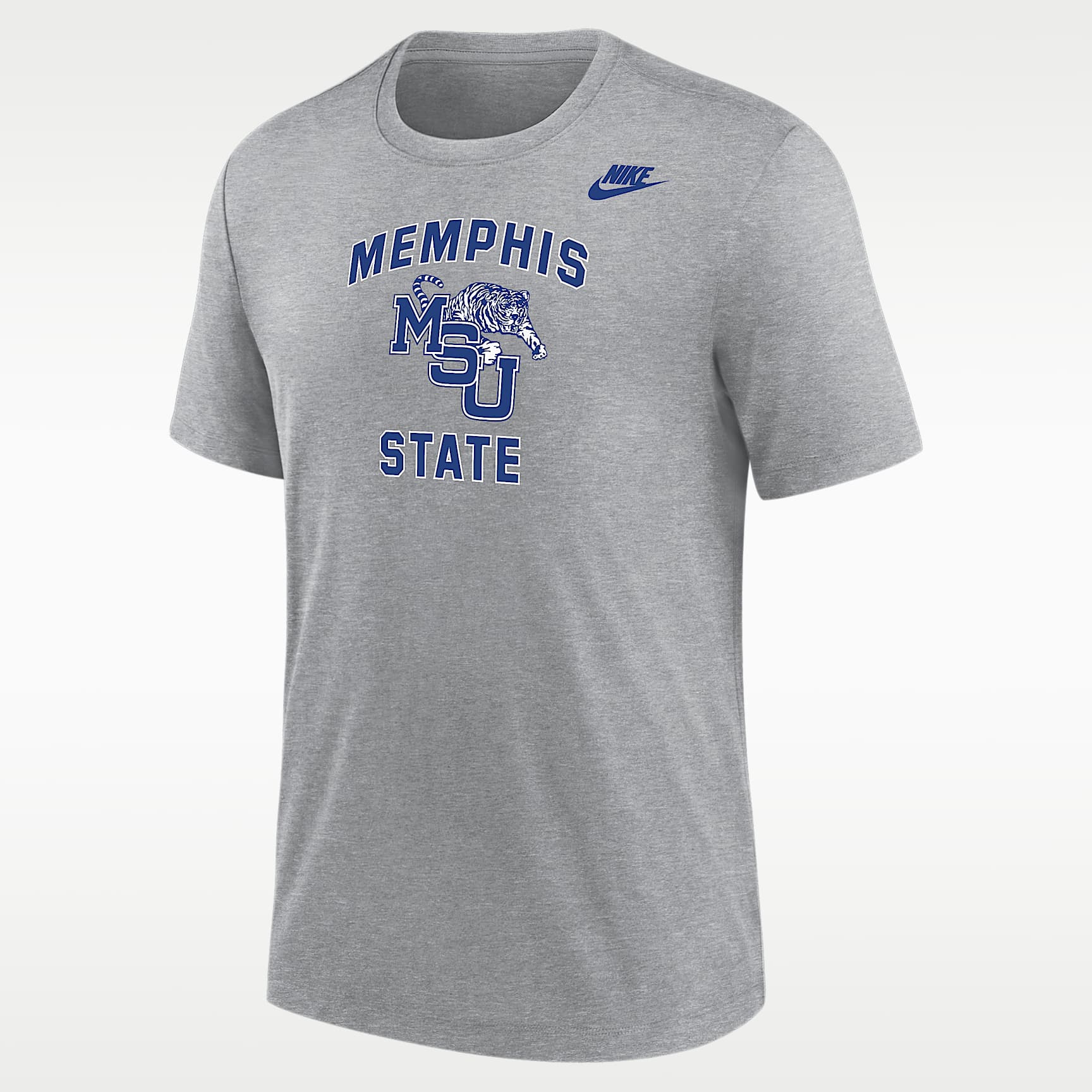 Playera de futbol americano Nike Tri-blend para hombre Memphis Tigers