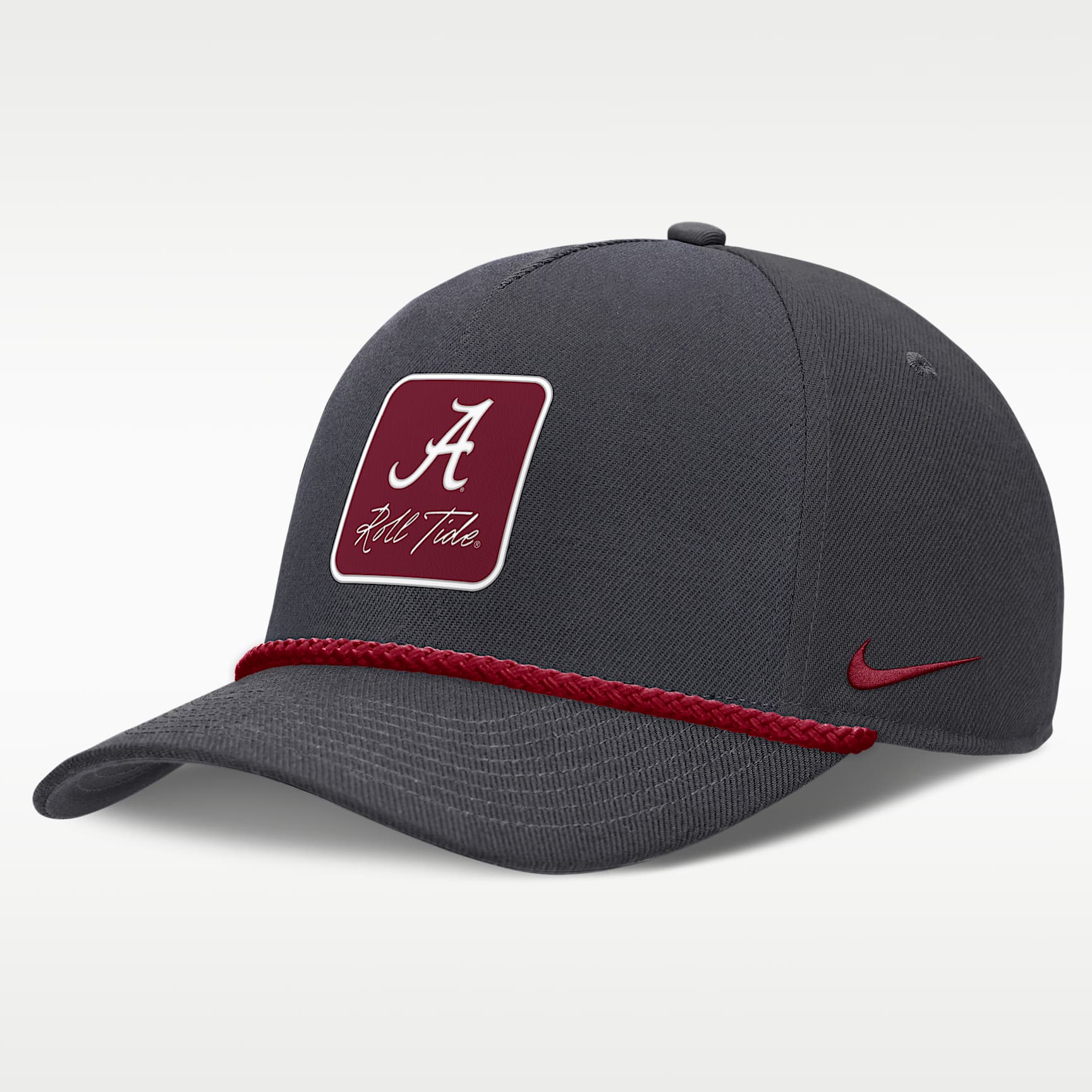 Alabama Legacy Letter Rise Men's Nike Dri-FIT College A-Frame Adjustable Hat