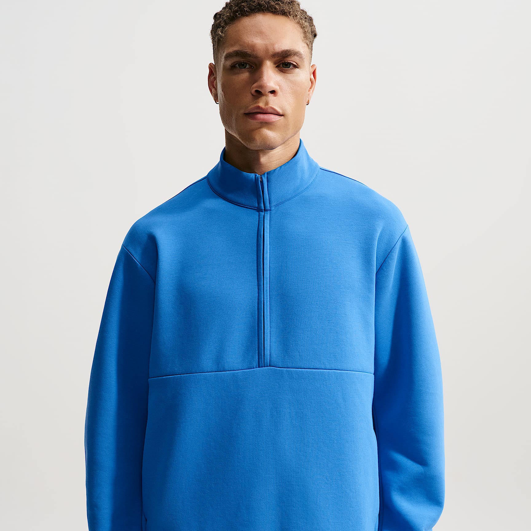 Playera Dri-FIT de medio cierre para hombre Nike 24.7 ImpossiblySoft