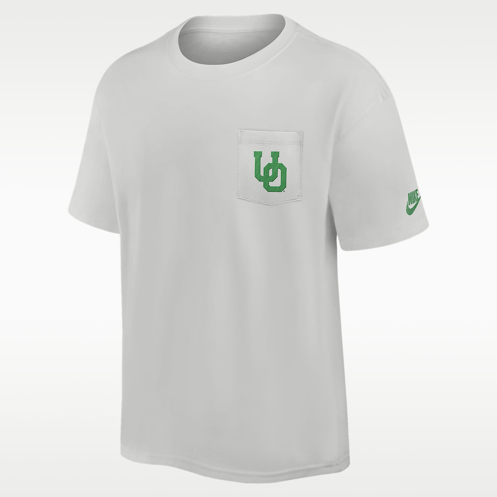 Playera universitaria Nike para hombre Oregon Legacy Max90 Pocket 2-Hit
