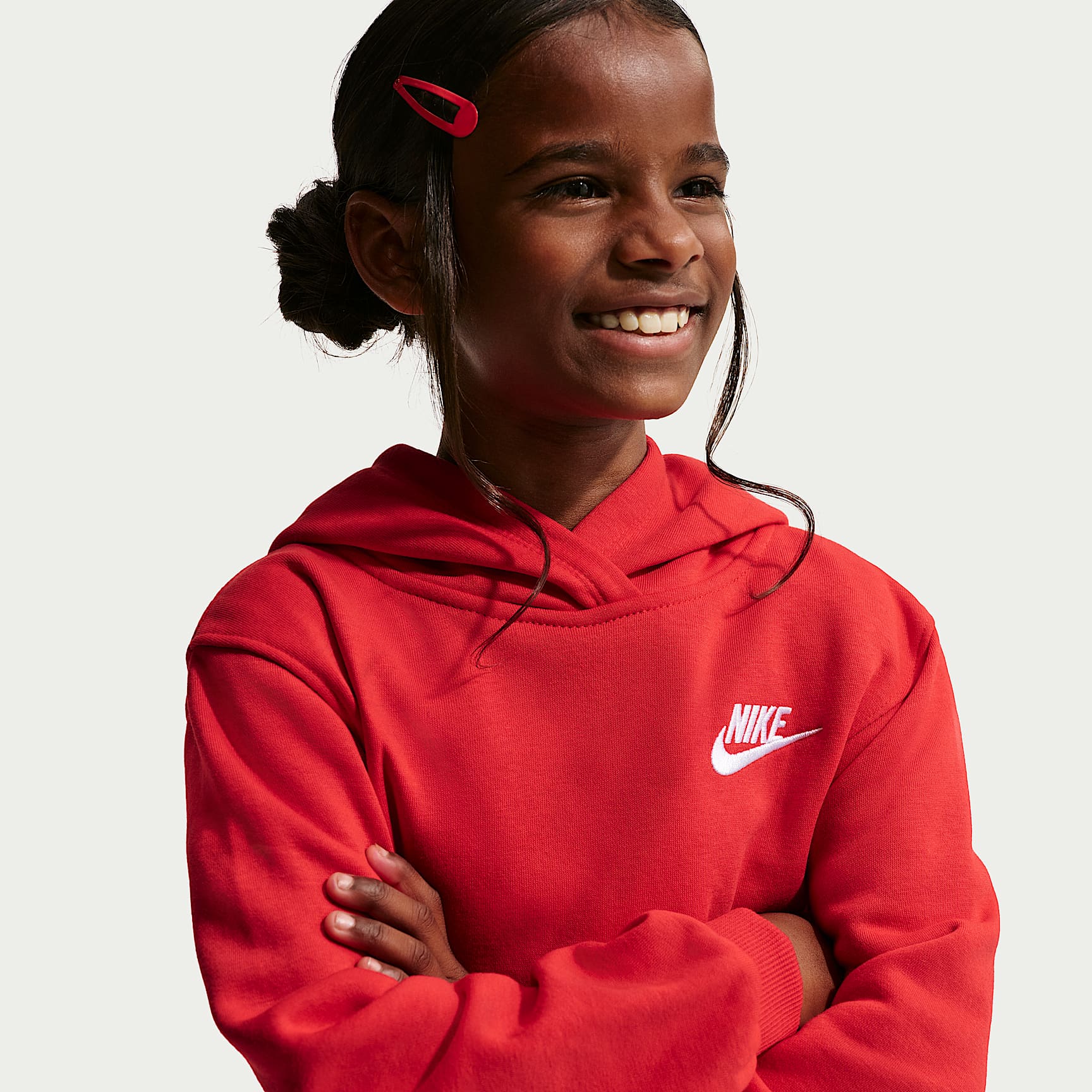 Sudadera con gorro sin cierre para niños talla pequeña Nike Sportswear Club Fleece
