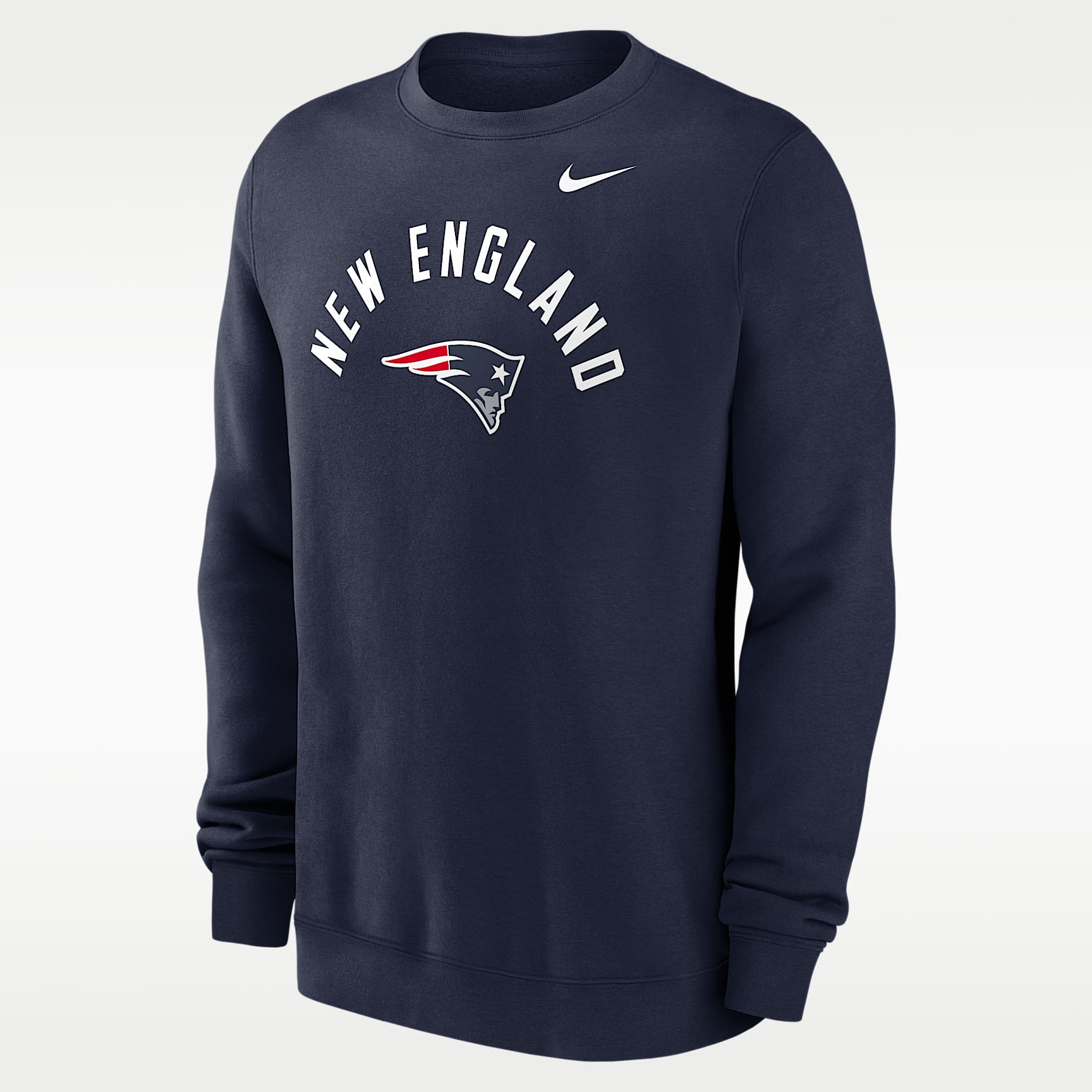 New England Patriots Club Men's Nike NFL Pullover Crew