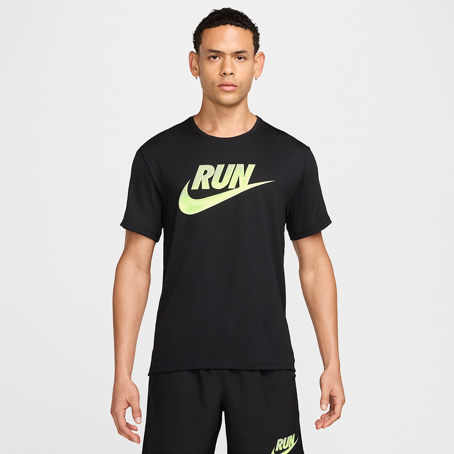 Playera de correr de manga corta Dri-FIT para hombre Nike Miler Run Energy