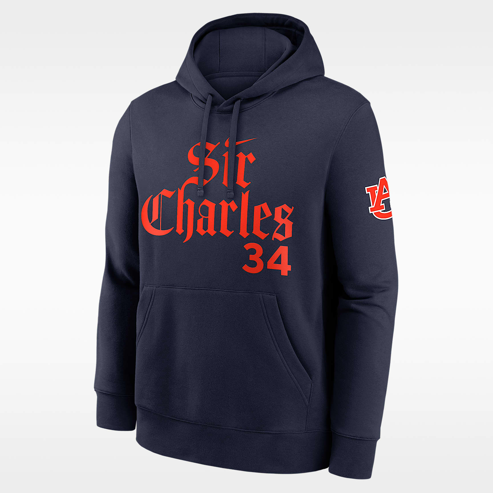 Charles Barkley Auburn Sir Charles Club Men's Nike College Pullover Hoodie