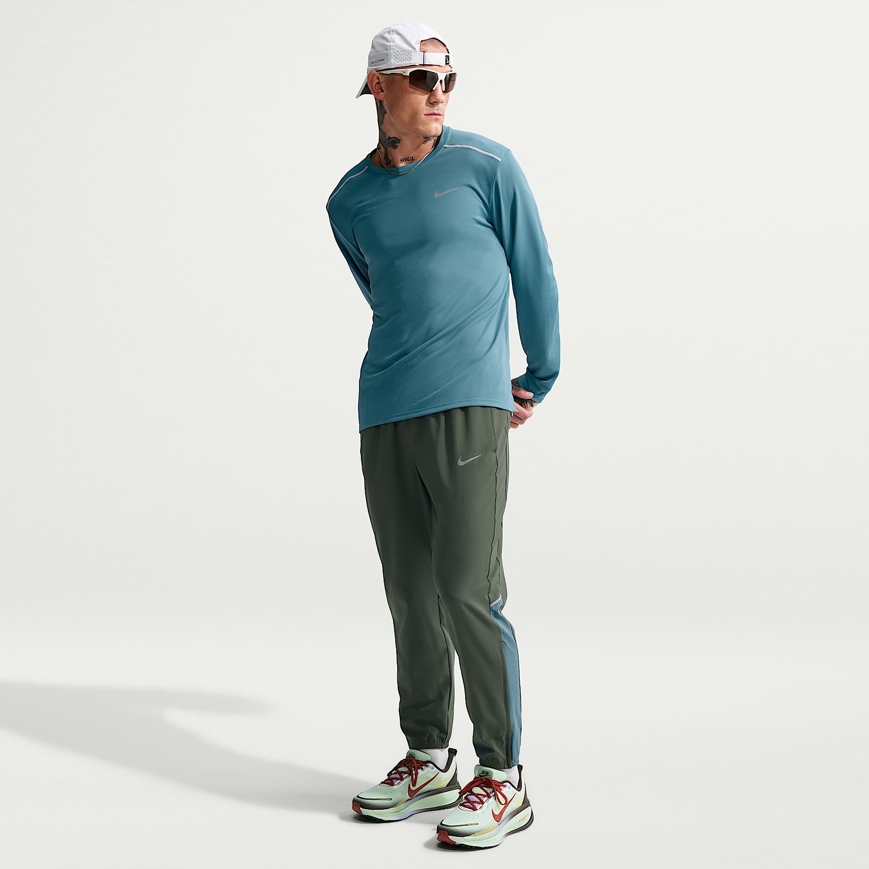 Nike Miler 男士 Dri-FIT 梭織跑步長褲