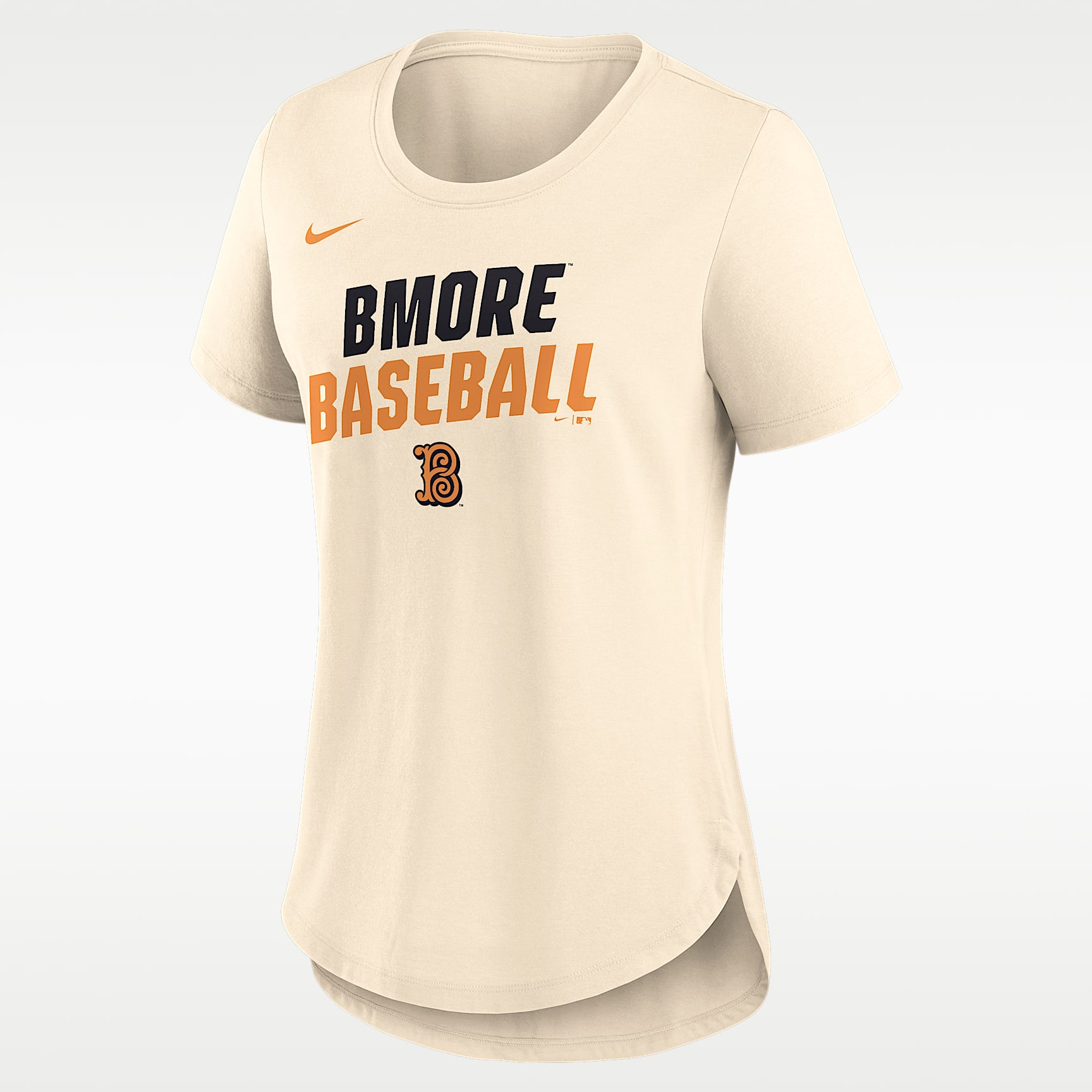Baltimore Orioles Team Phrase City Connect Lockup Women's Nike MLB T-Shirt