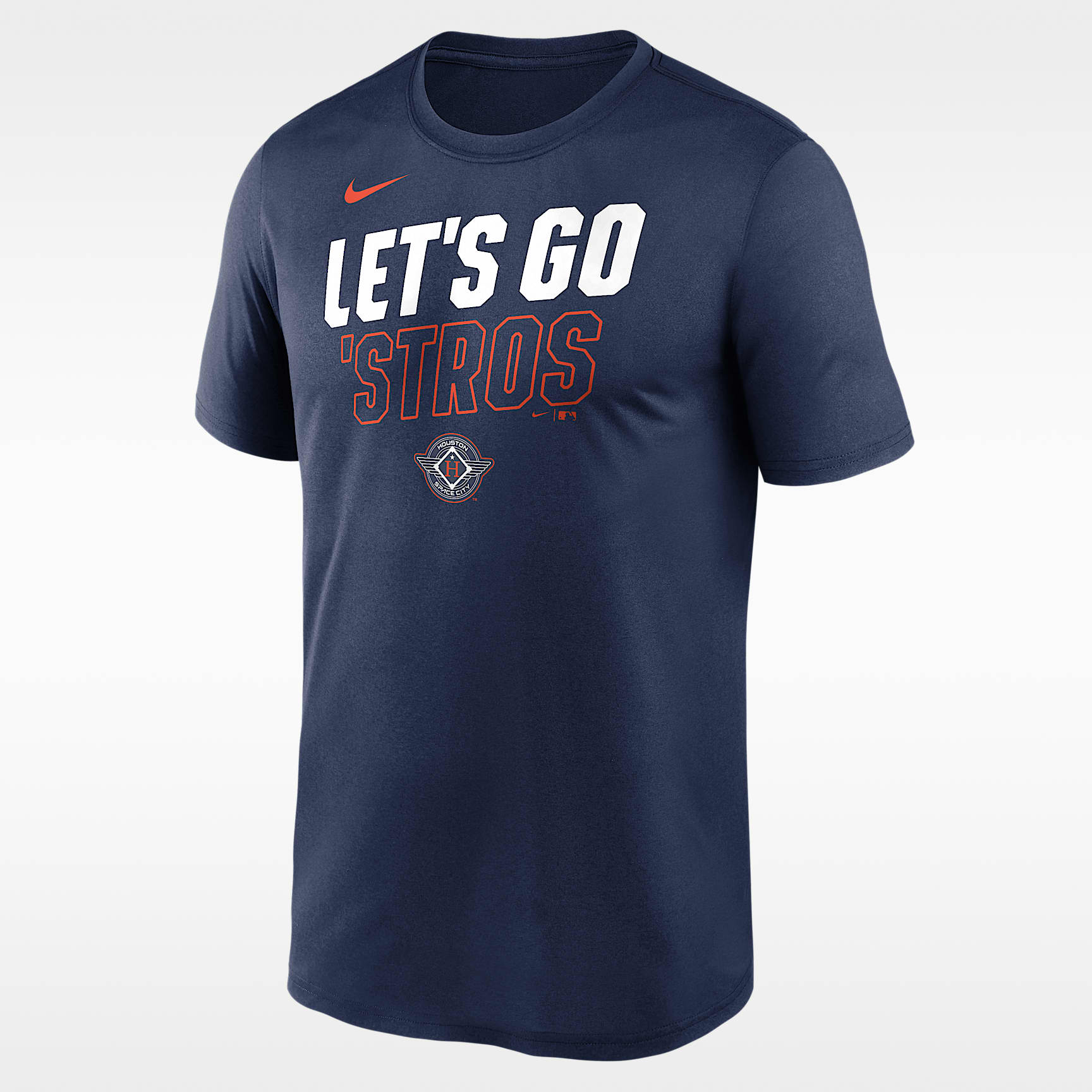 Playera Nike Dri-FIT de la MLB para hombre Houston Astros Knockout Team Legend