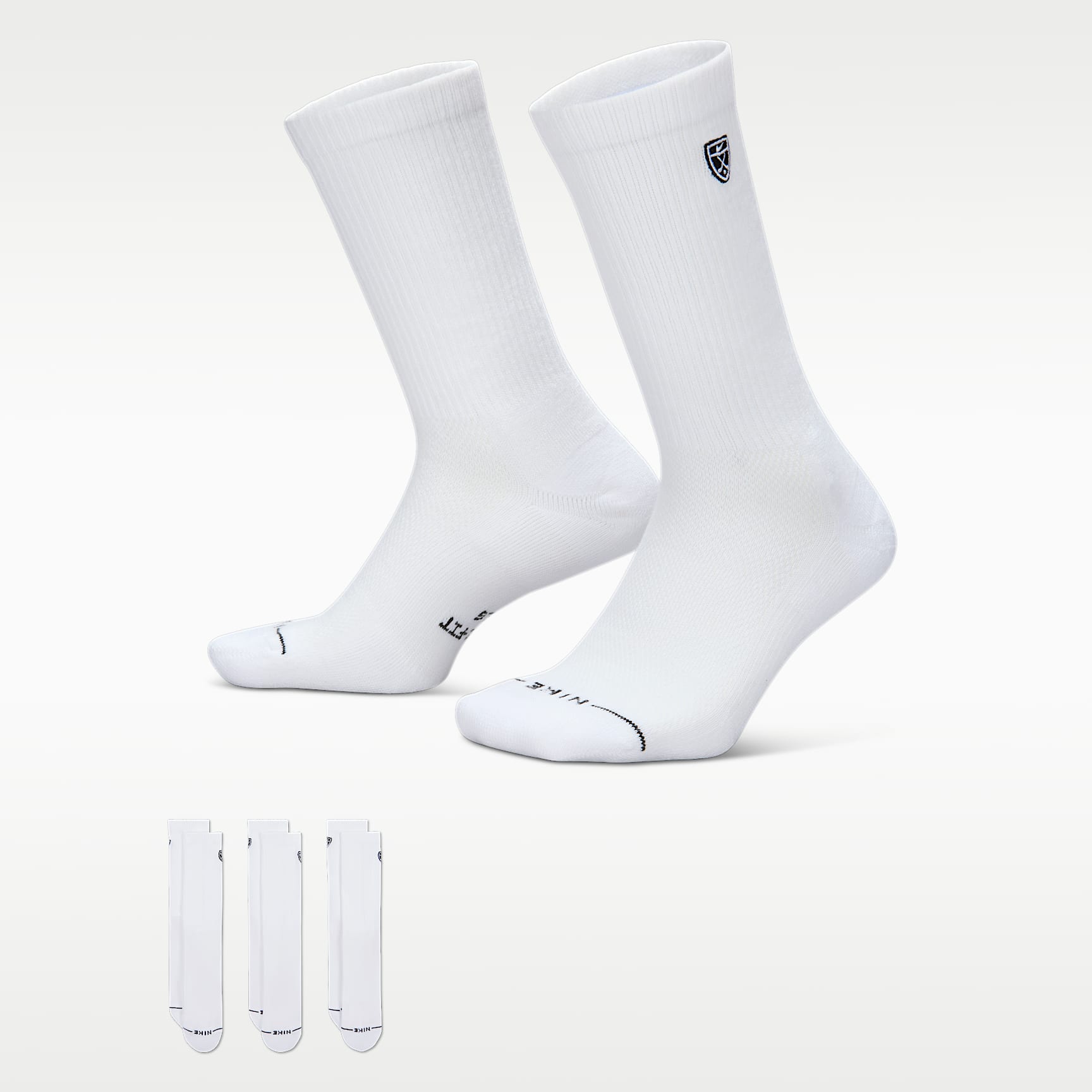 나이키 에브리데이 엘리베이티드 크루 삭스(3켤레)