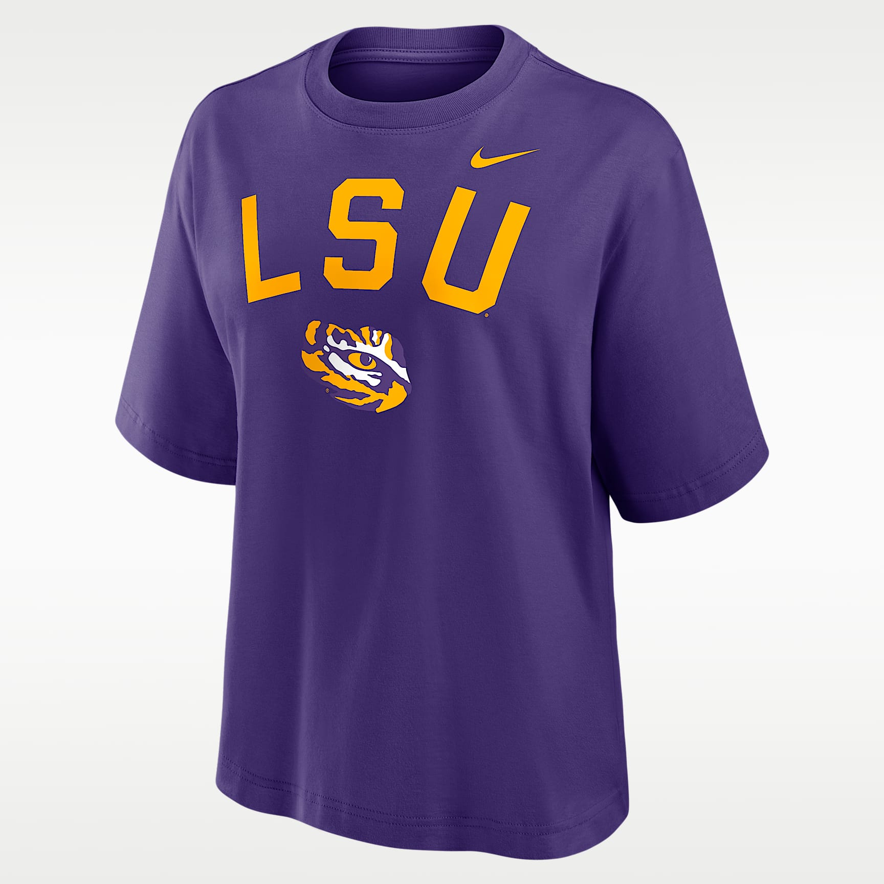 LSU Arch Over Logo Boxy Women's Nike College T-Shirt