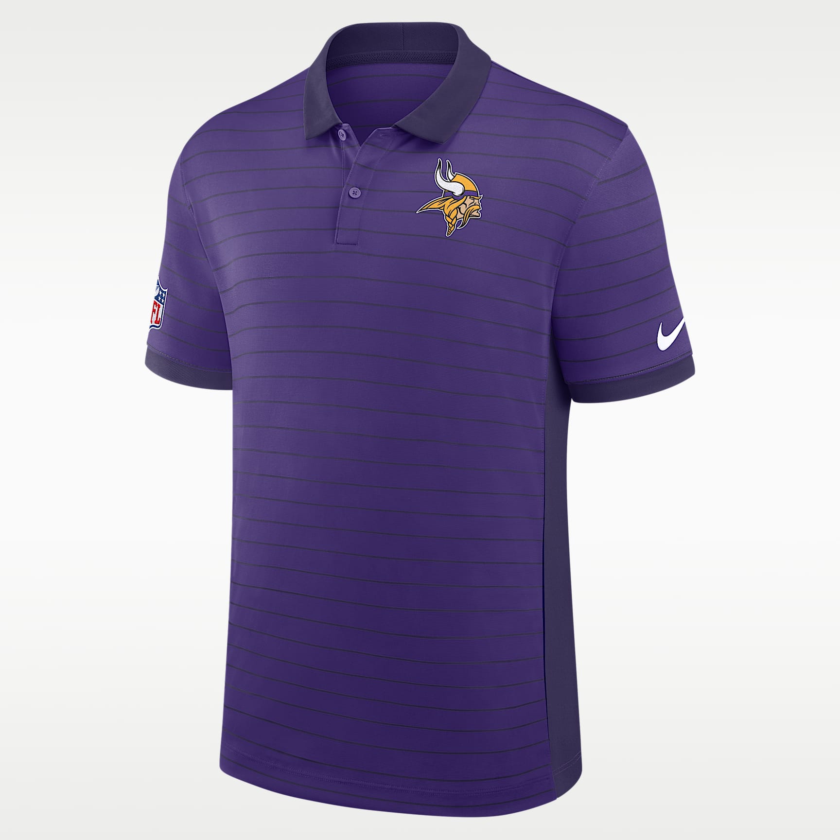 Polo Nike Dri-FIT de la NFL para hombre Minnesota Vikings Sideline Victory Stripe