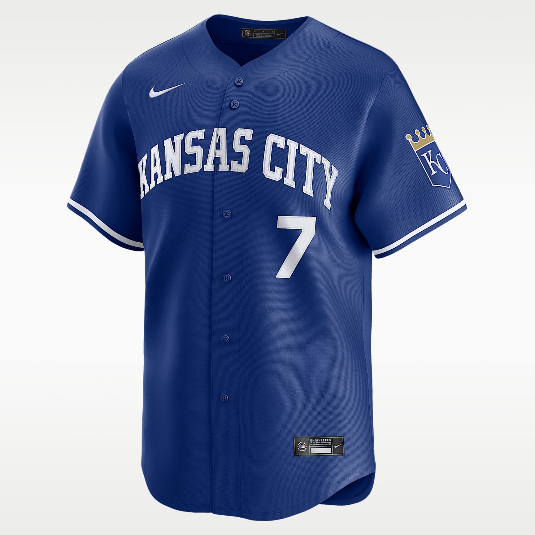 Bobby Witt Jr. Kansas City Royals Men's Nike Dri-FIT ADV MLB Limited Jersey