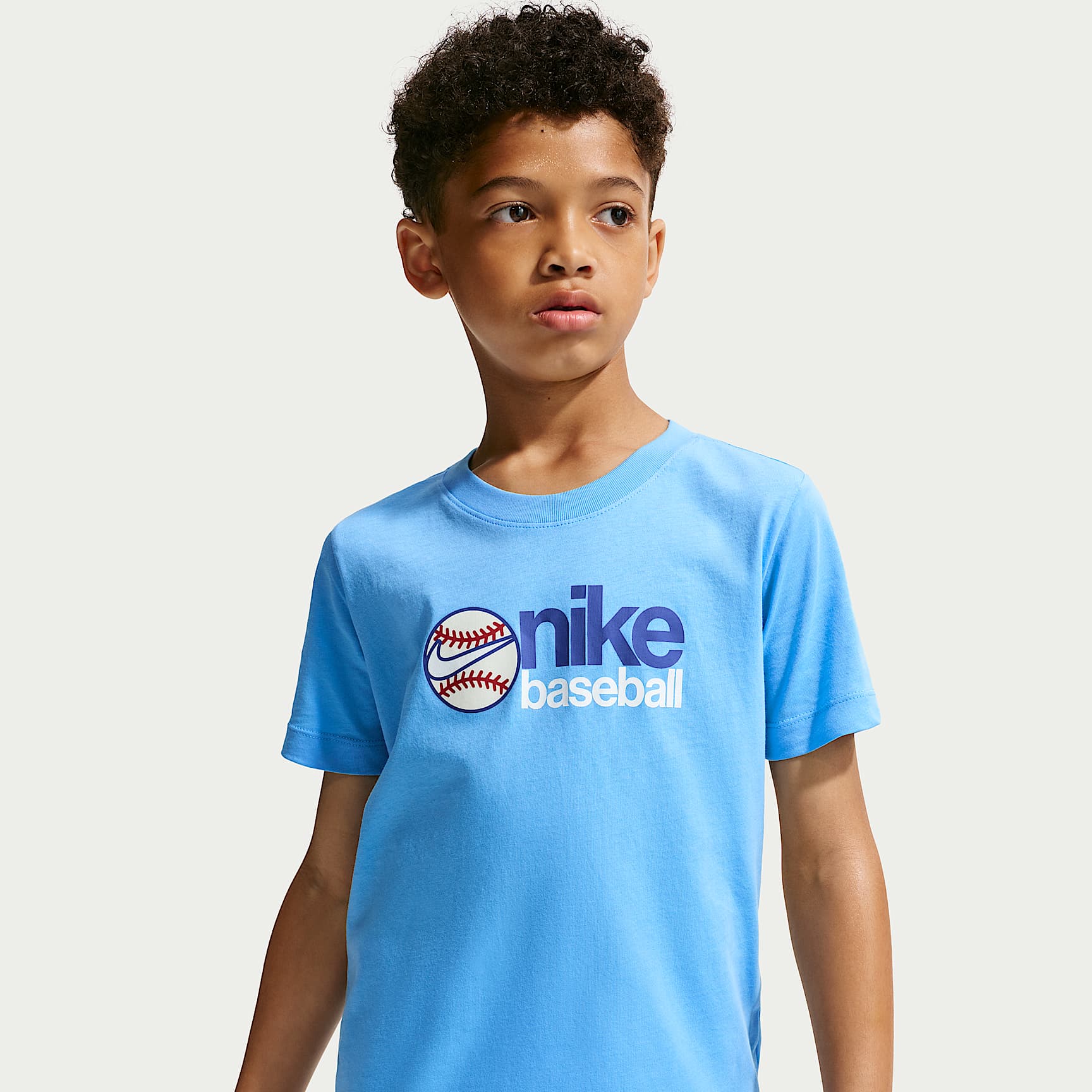 Playera de béisbol para niños talla grande Nike