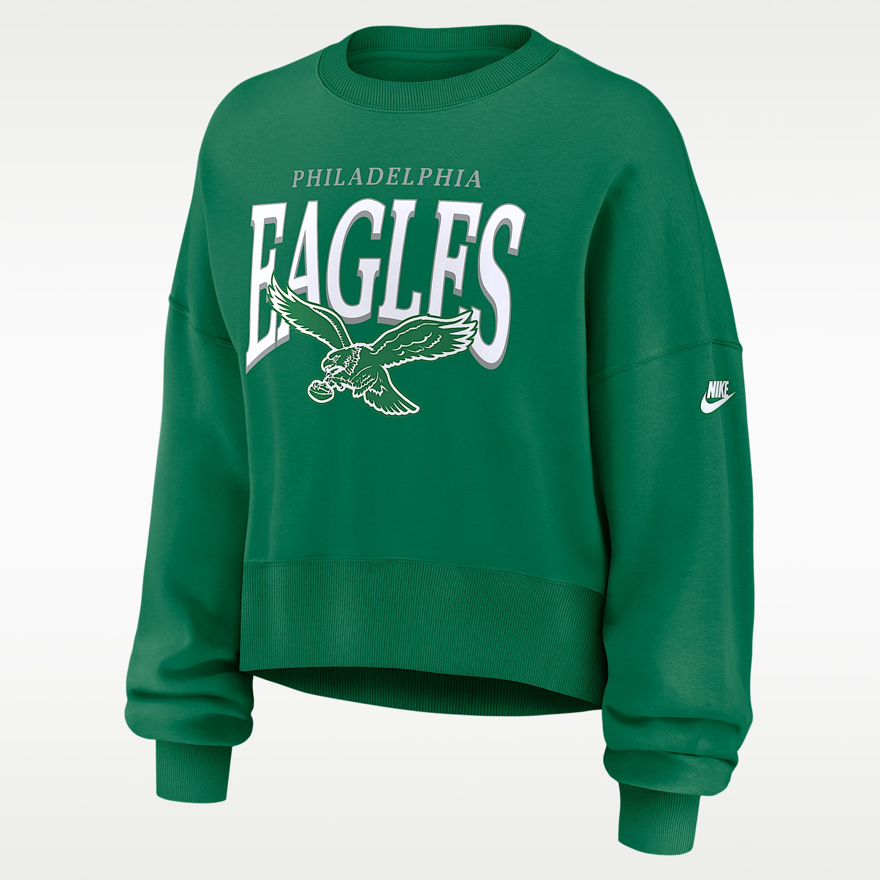 Philadelphia Eagles Rewind Phoenix Women's Nike NFL Oversized Pullover Crew