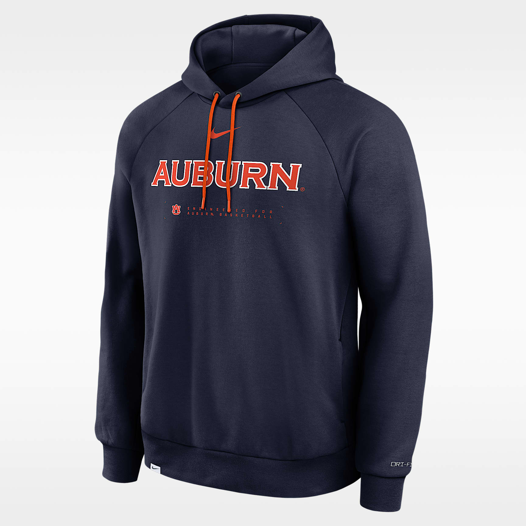 Auburn Courtside Basketball Practice Men's Nike Dri-FIT Pullover Hoodie