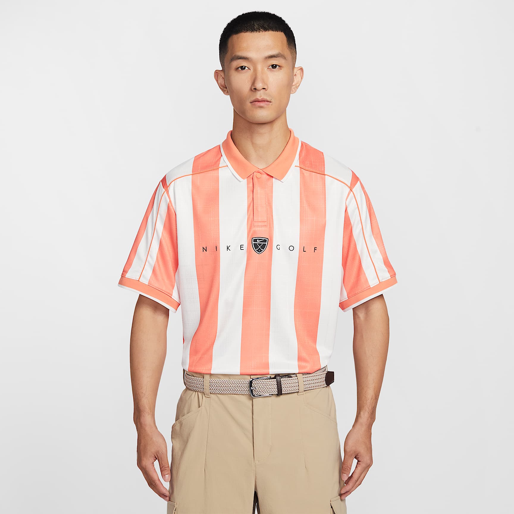 나이키 페어웨이 프레쉬 남성 드라이 핏 루즈 반팔 골프 폴로