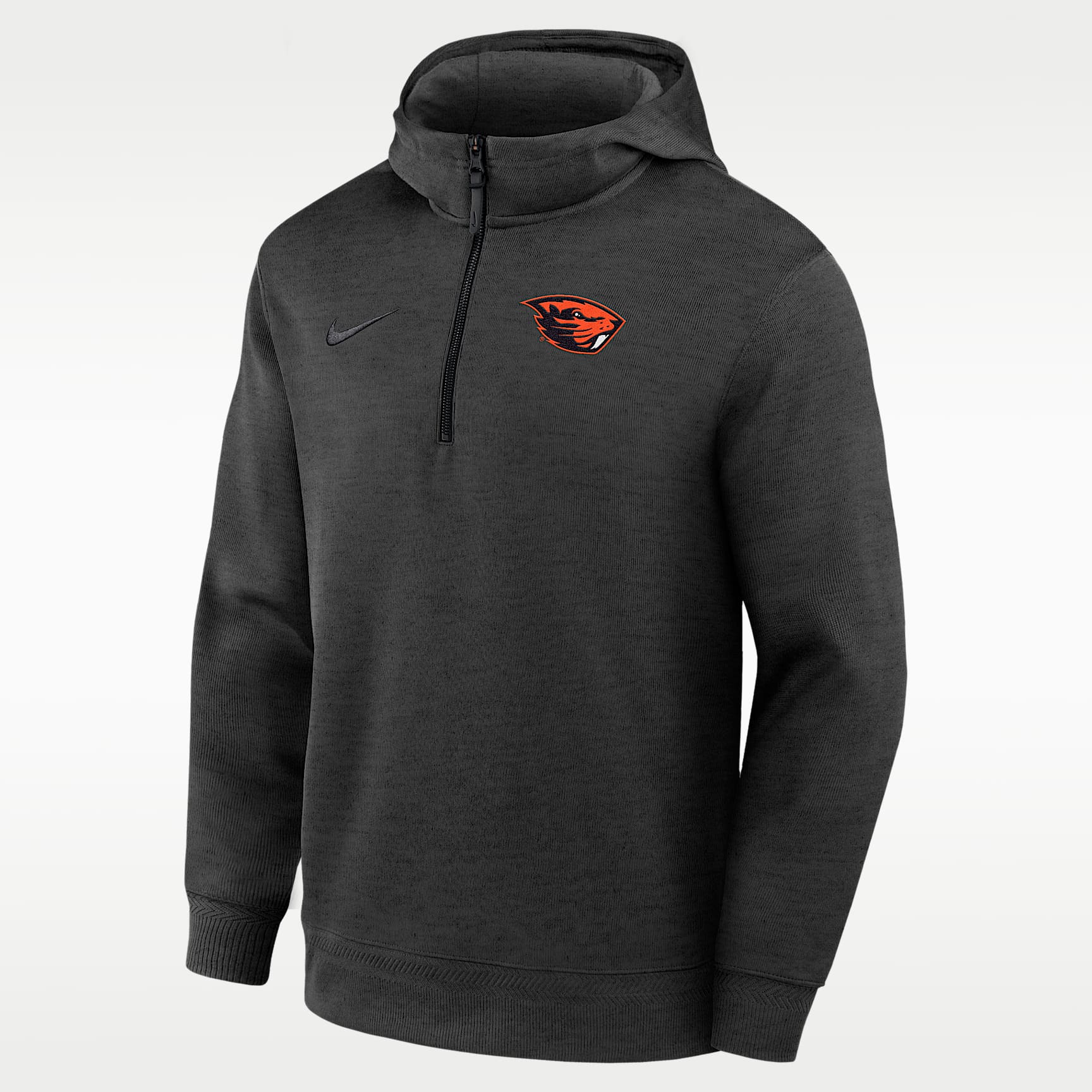 Oregon State Coaches Premium Men's Nike Dri-FIT College 1/4-Zip Hoodie