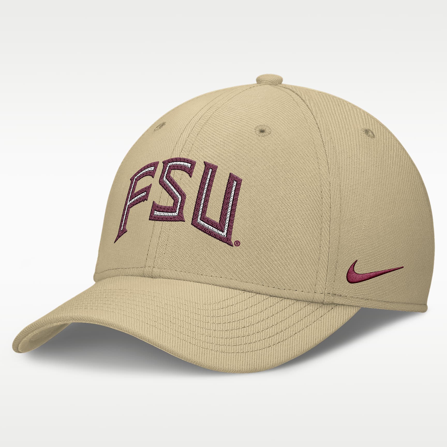 Florida State Classic Swooshflex Men's Nike Dri-FIT College Hat