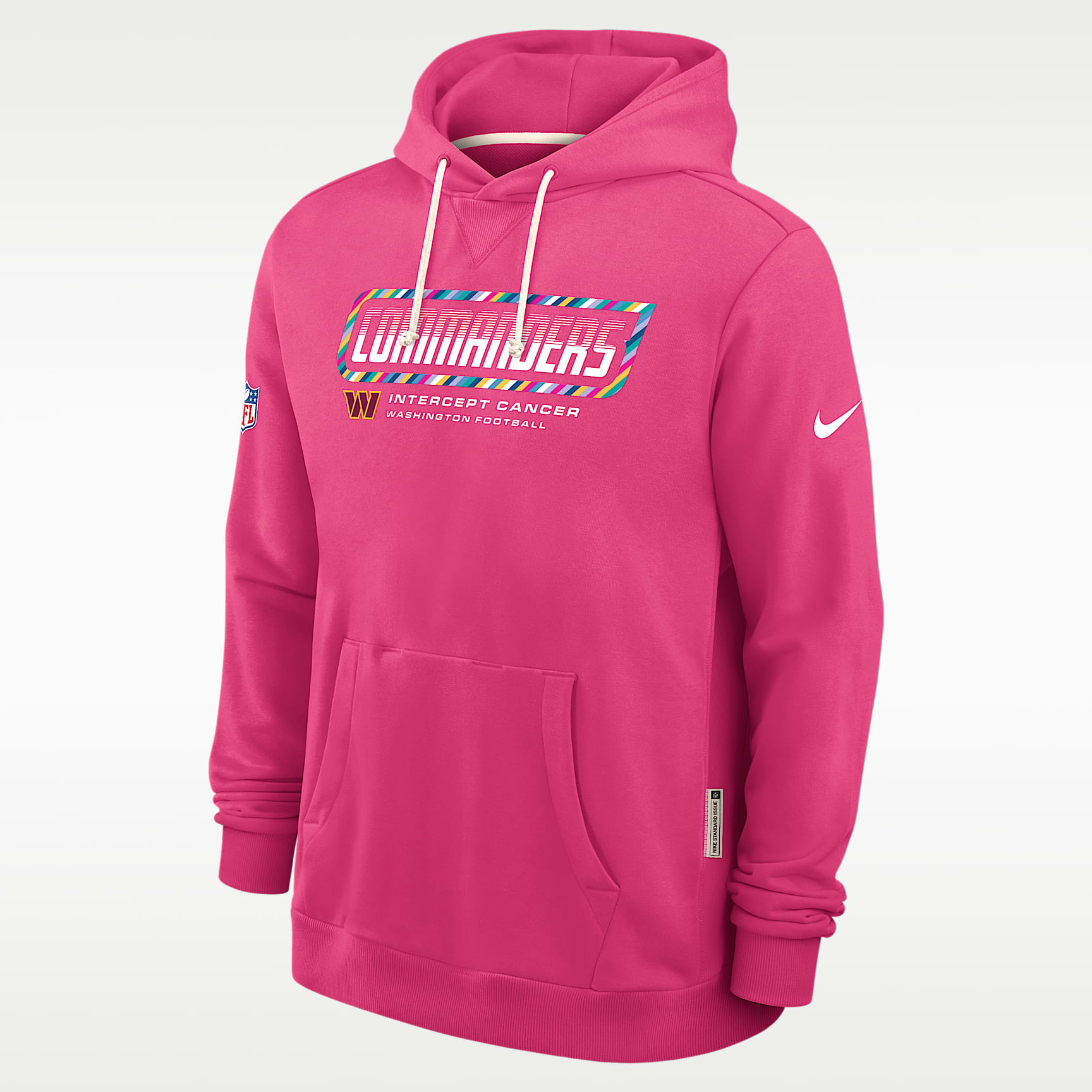 Washington Commanders Crucial Catch Sideline Standard Issue Men's Nike Dri-FIT NFL Pullover Hoodie