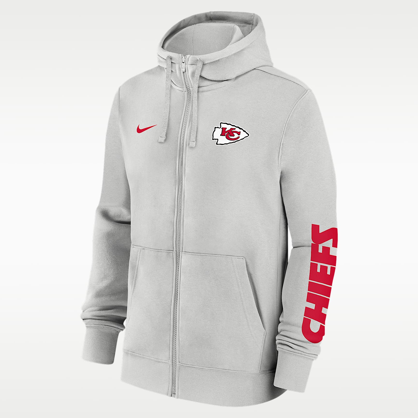 Kansas City Chiefs Club Men's Nike NFL Full-Zip Hoodie