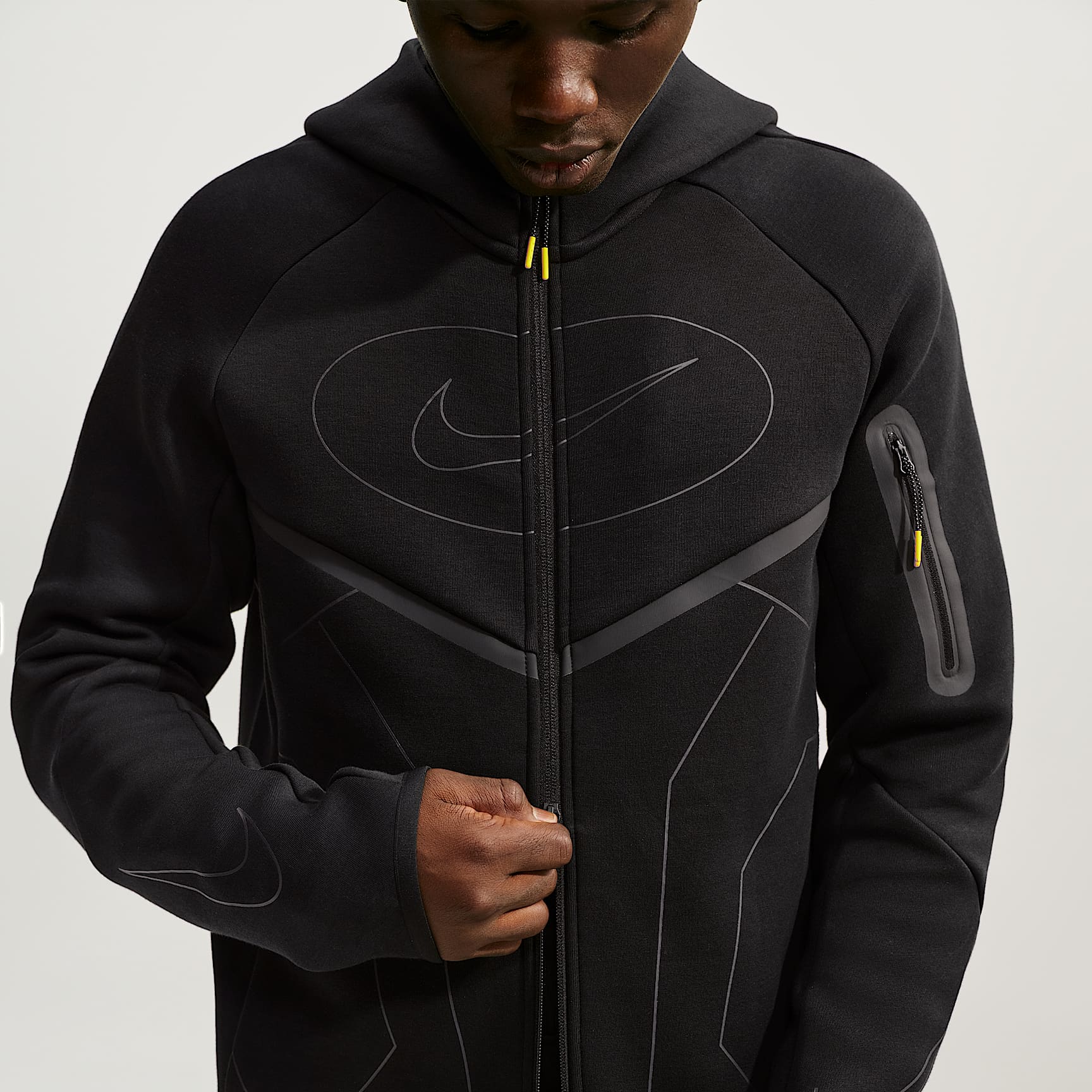 Nike Tech Men's Full-Zip Fleece Windrunner Hoodie